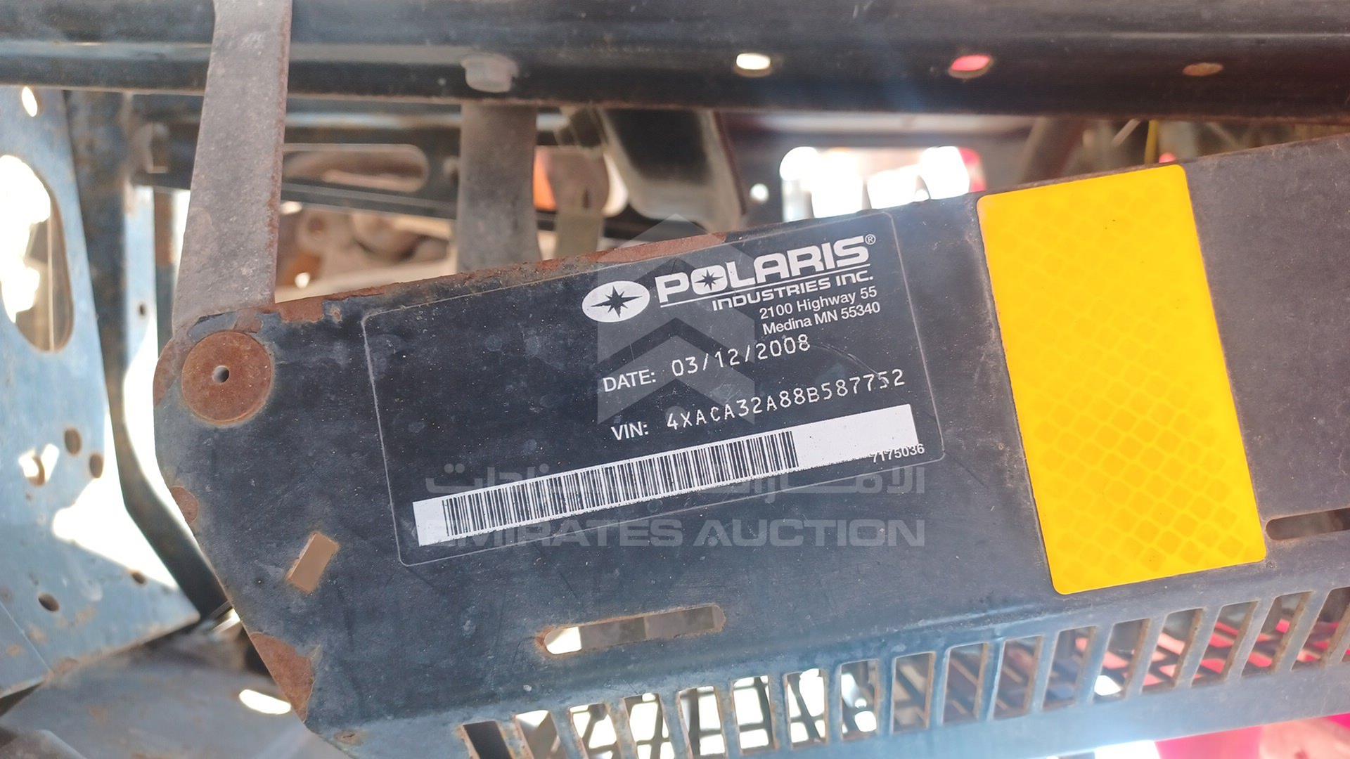 0 POLARIS --- VIN: 4XACA32A88B587752