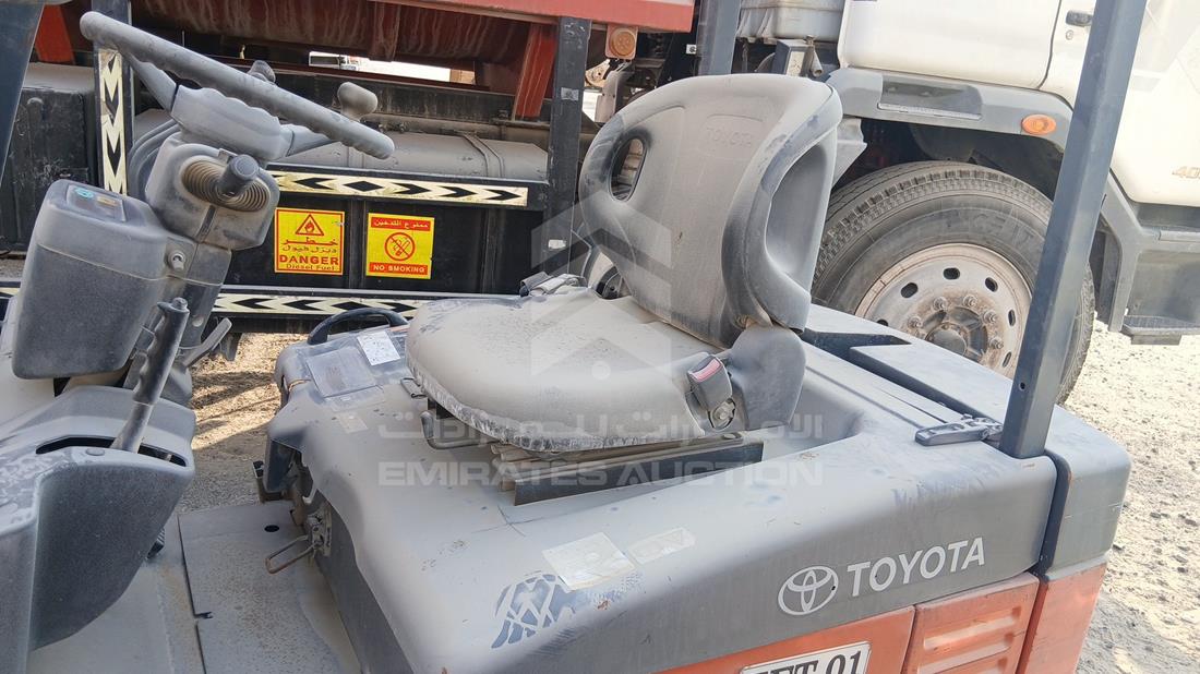 Toyota Forklift — Front Left Driver Seat View — Photo 10