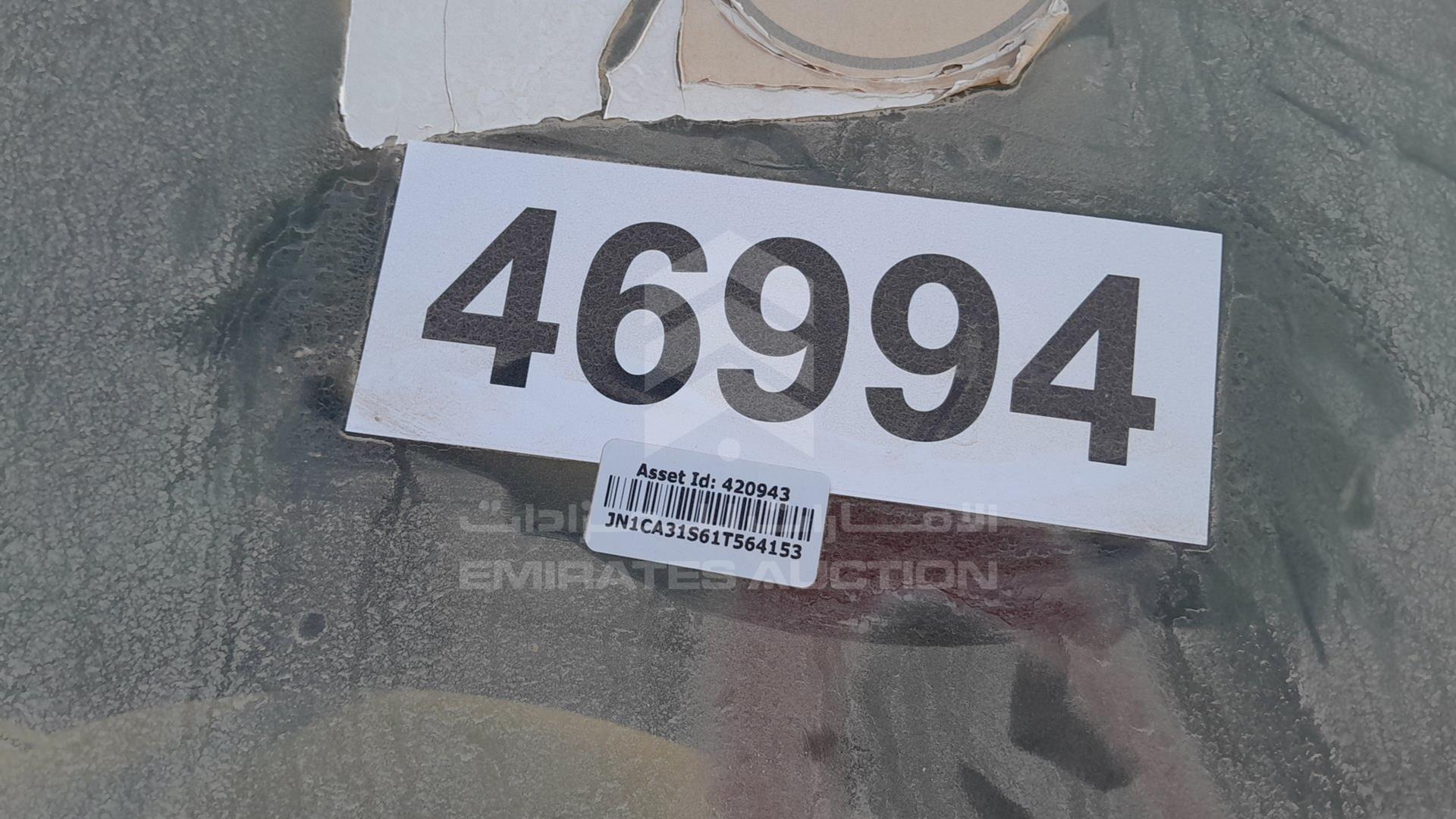 2001 NISSAN MAXIMA VIN: JN1CA31S61T564153