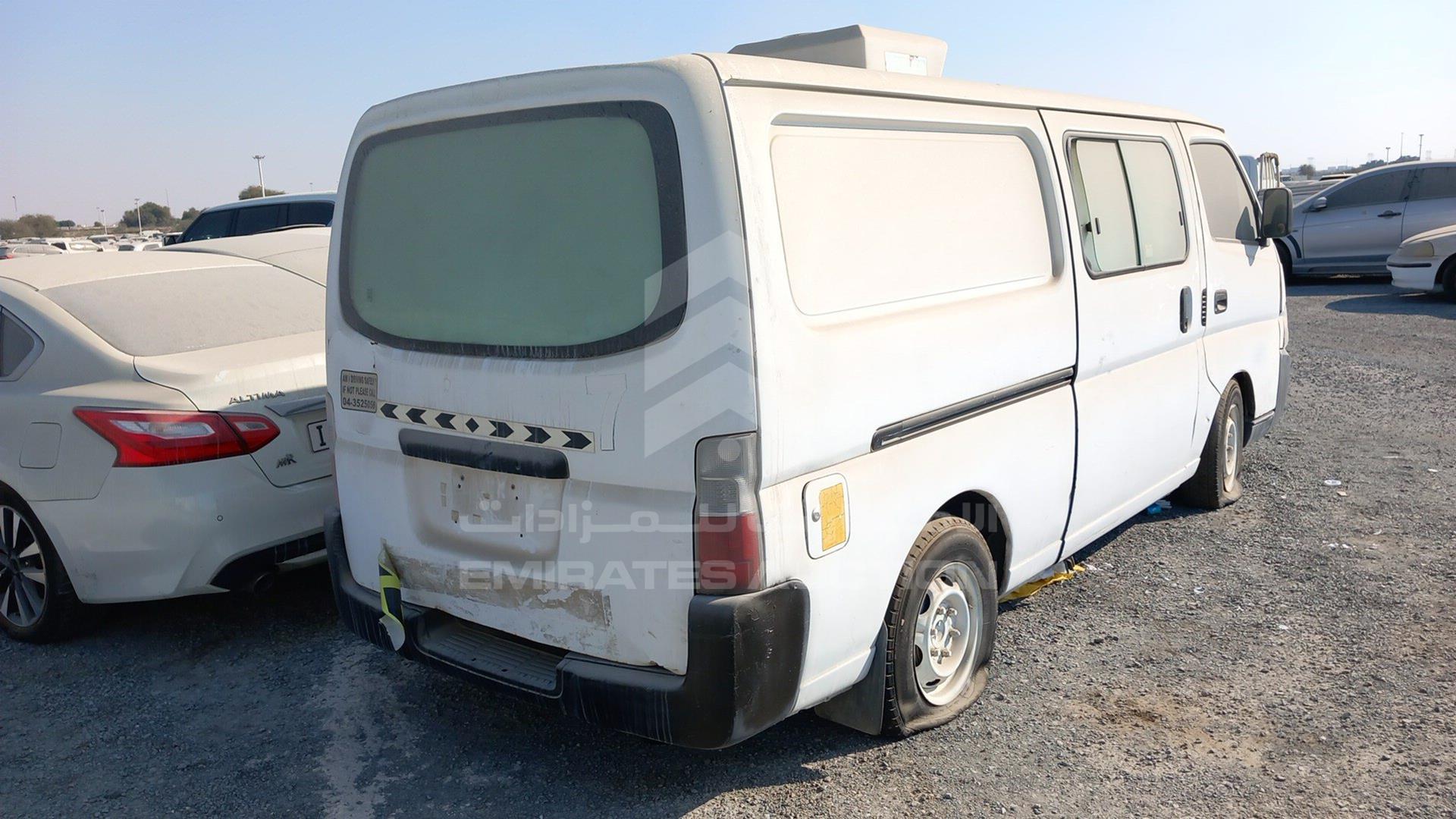 2006 NISSAN URVAN VIN: JN6FE52S76X408516