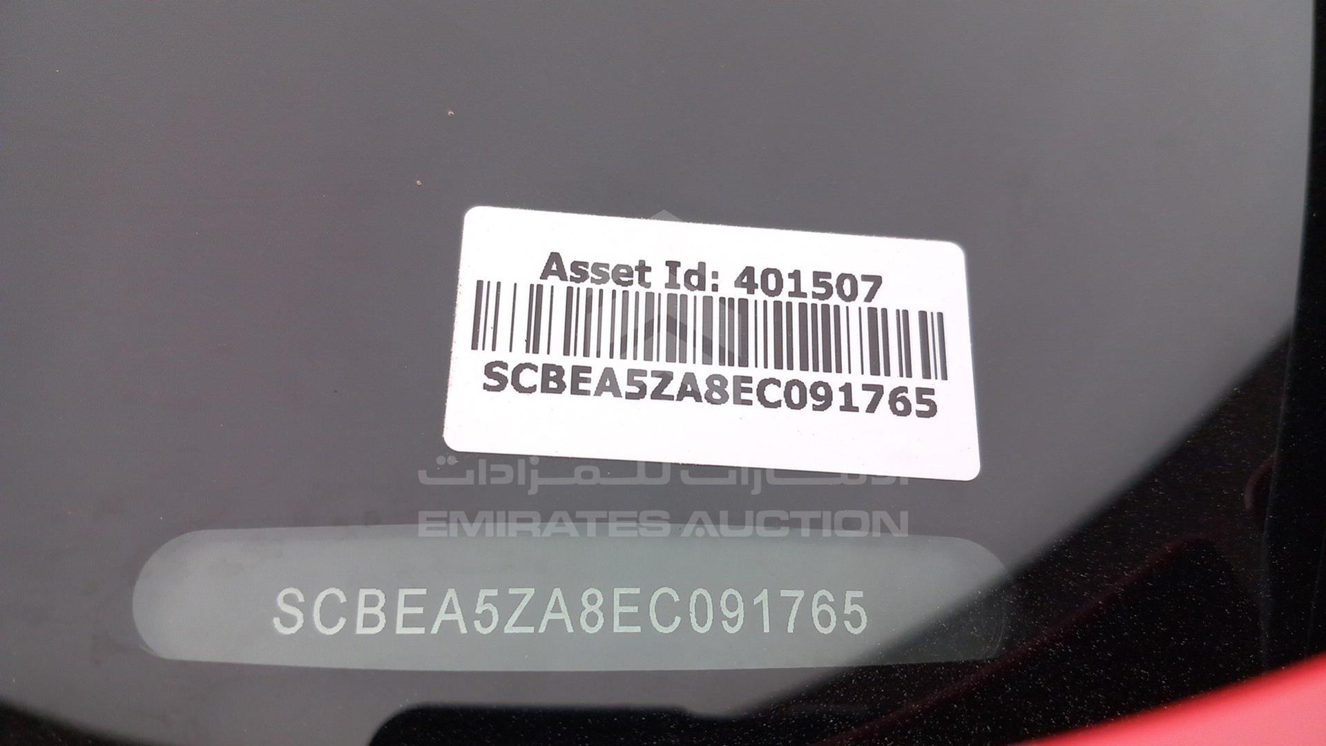2014 BENTLEY FLYING SPUR VIN: SCBEA5ZA8EC091765
