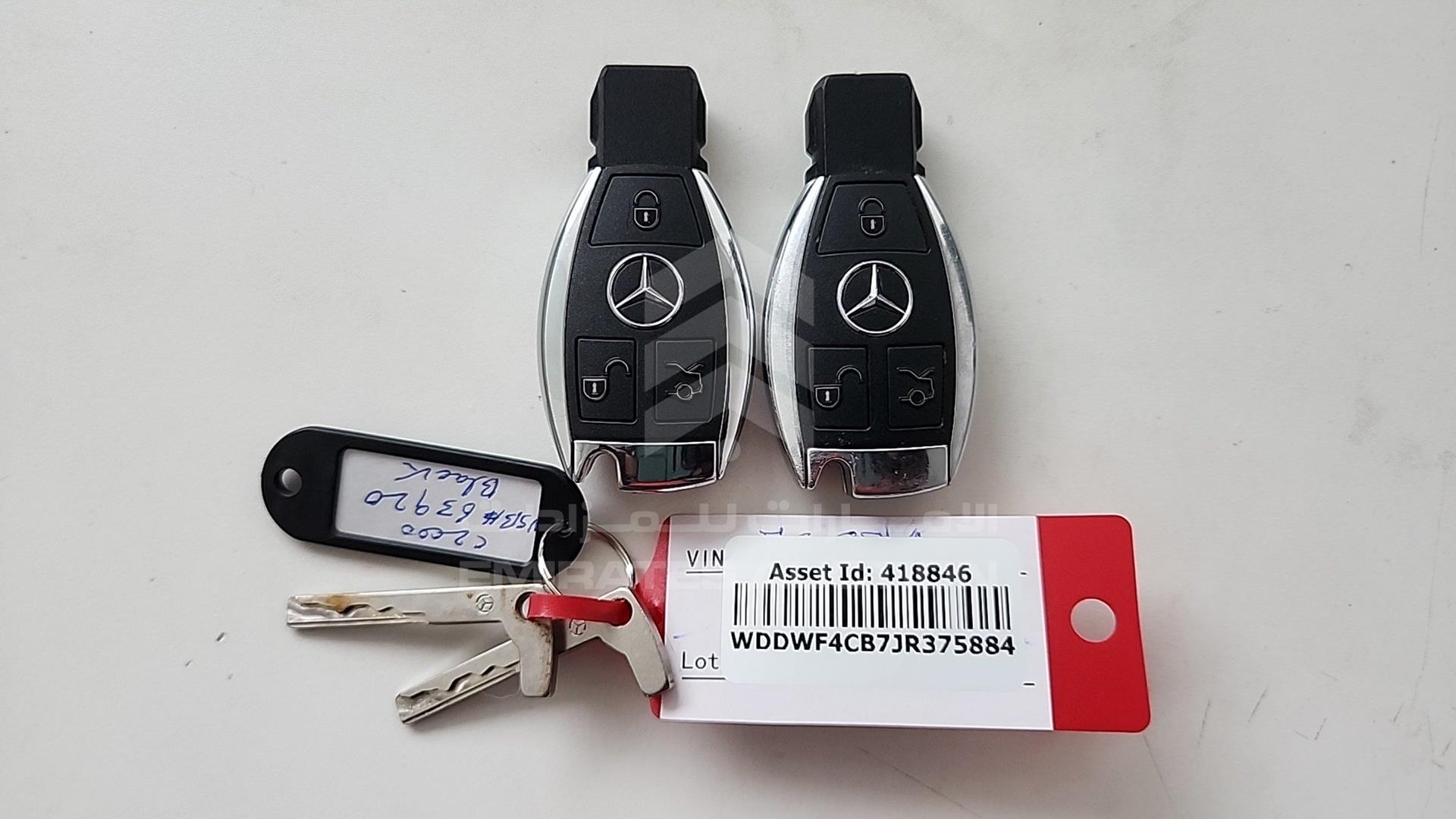 2018 MERCEDES C 200 VIN: WDDWF4CB7JR375884