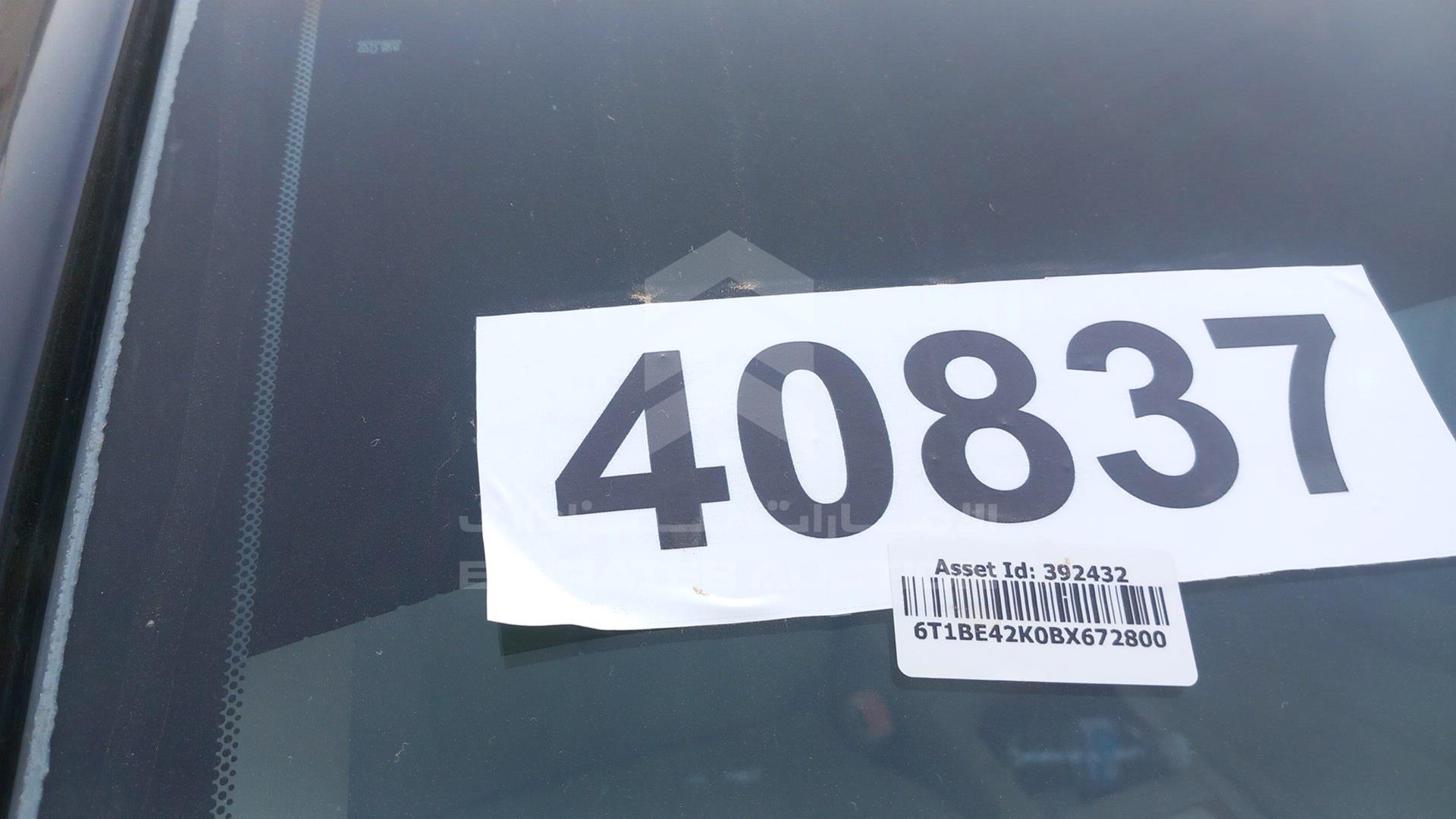 2011 TOYOTA CAMRY VIN: 6T1BE42K0BX672800