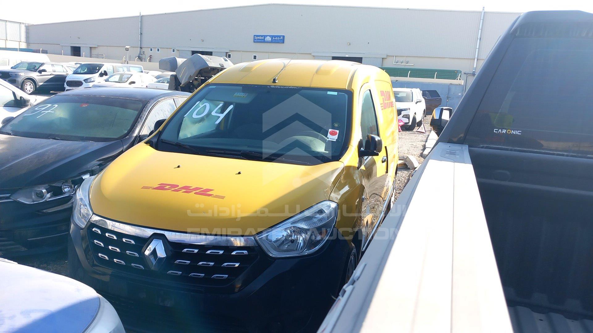 2020 RENAULT DOKKER VIN: VF18SRB43LG567315