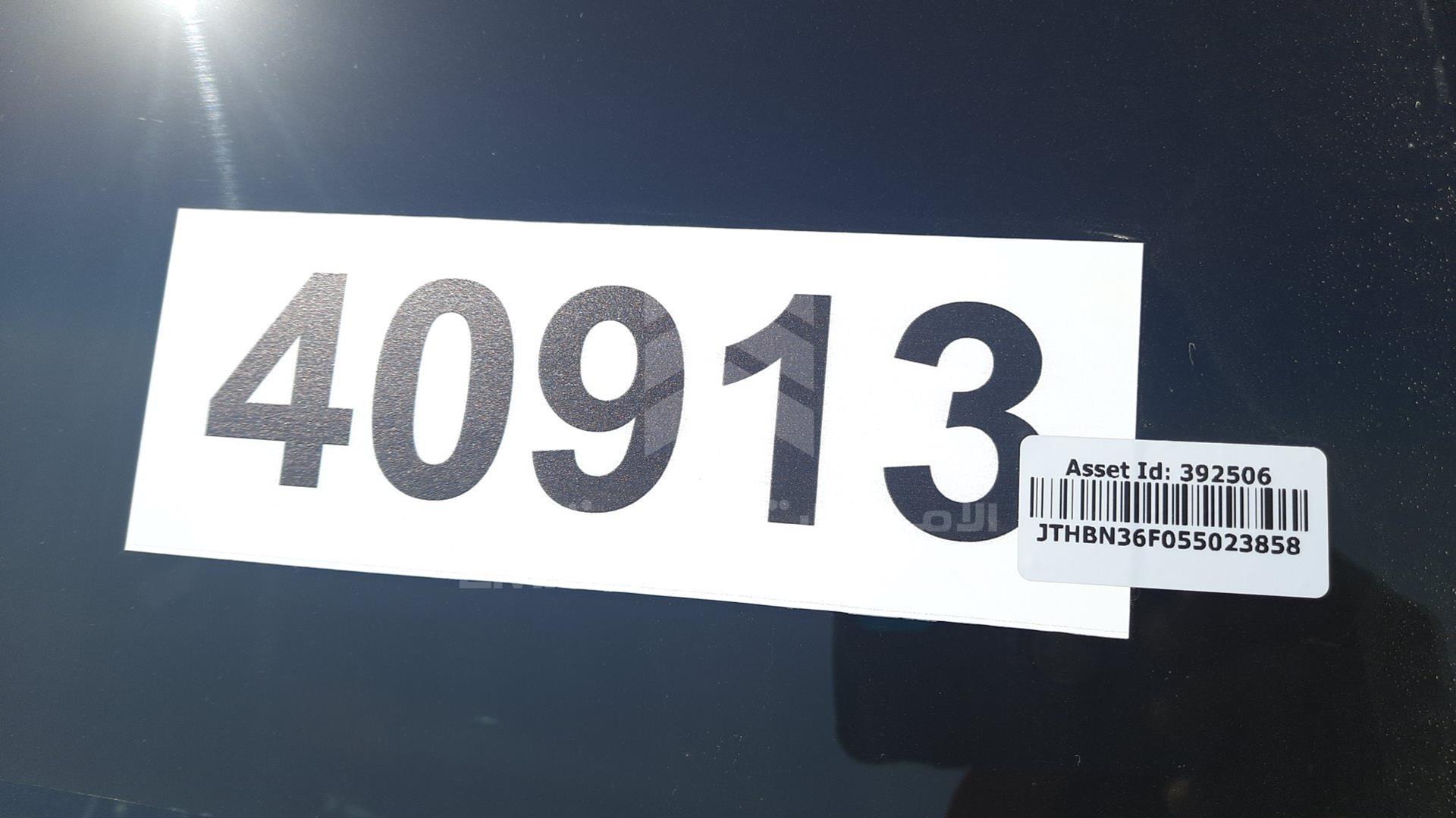 2005 LEXUS LS 430 VIN: JTHBN36F055023858