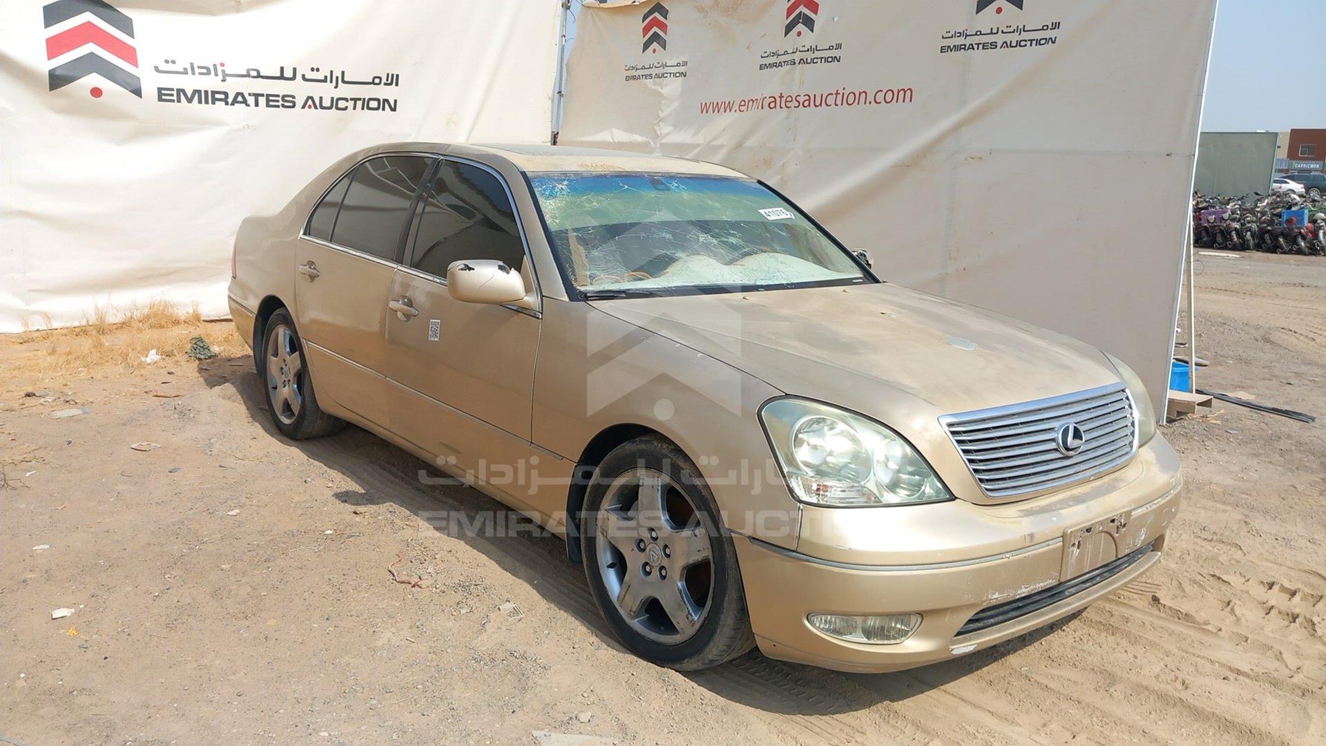2001 LEXUS LS 430 VIN: JTHBN30F610037909