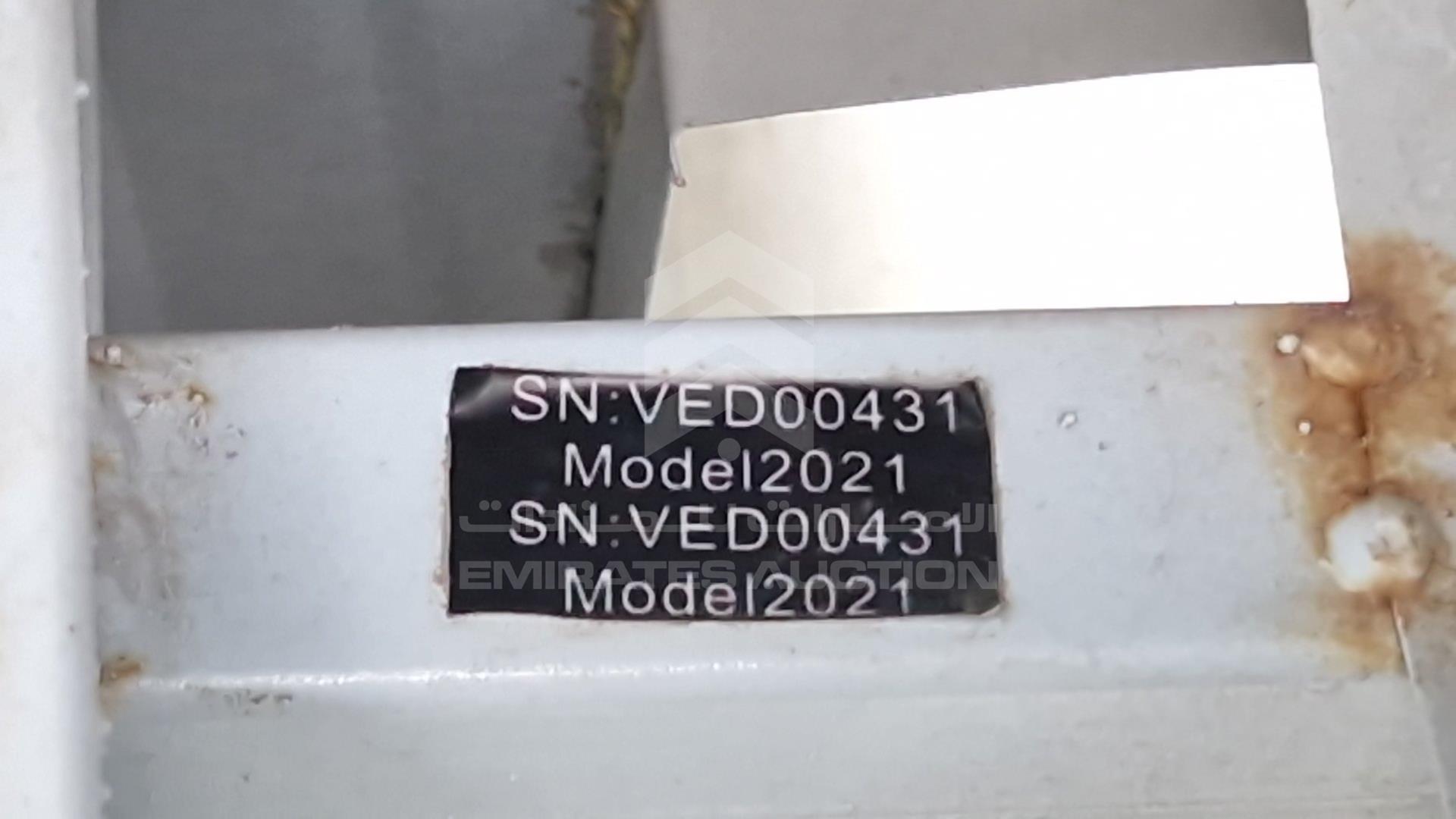 2021 GOLF CART ELECTRIC VIN: VED00431