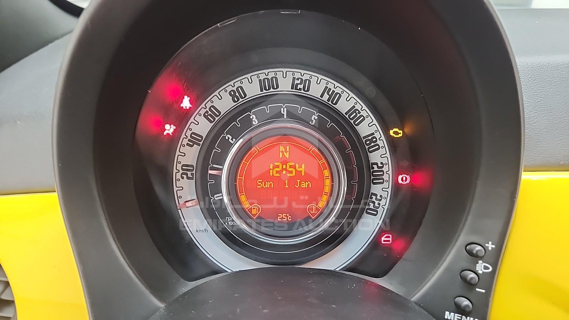 2011 FIAT 500 VIN: ZFAHA3285B0586807