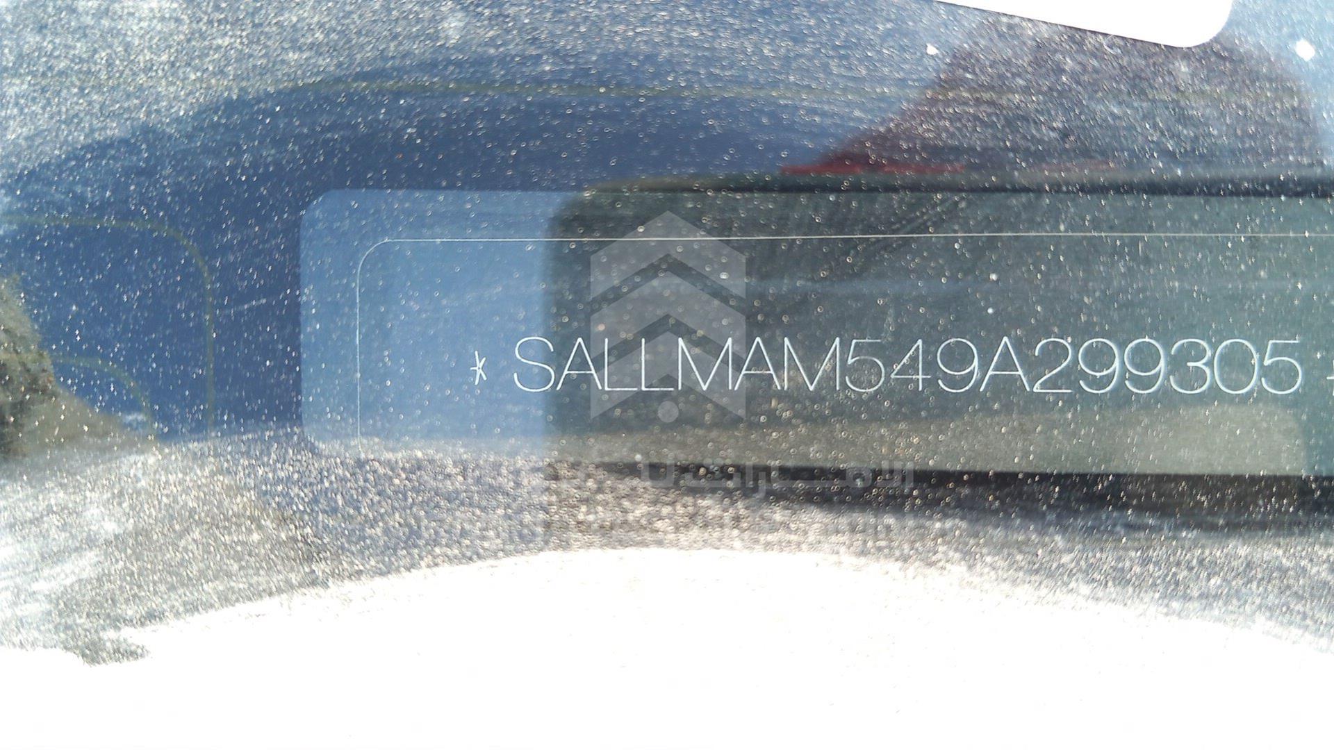2009 RANGE ROVER HSE VIN: SALLMAM549A299305