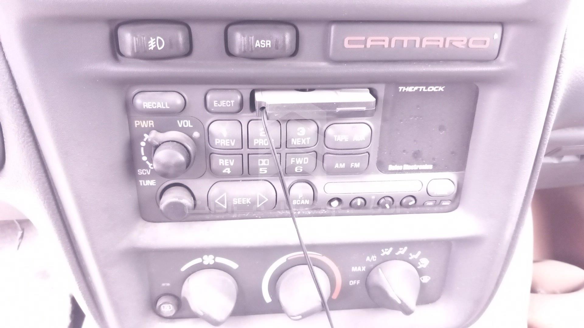 1999 CHEVROLET CAMARO VIN: 2G1FP32K8X2102301