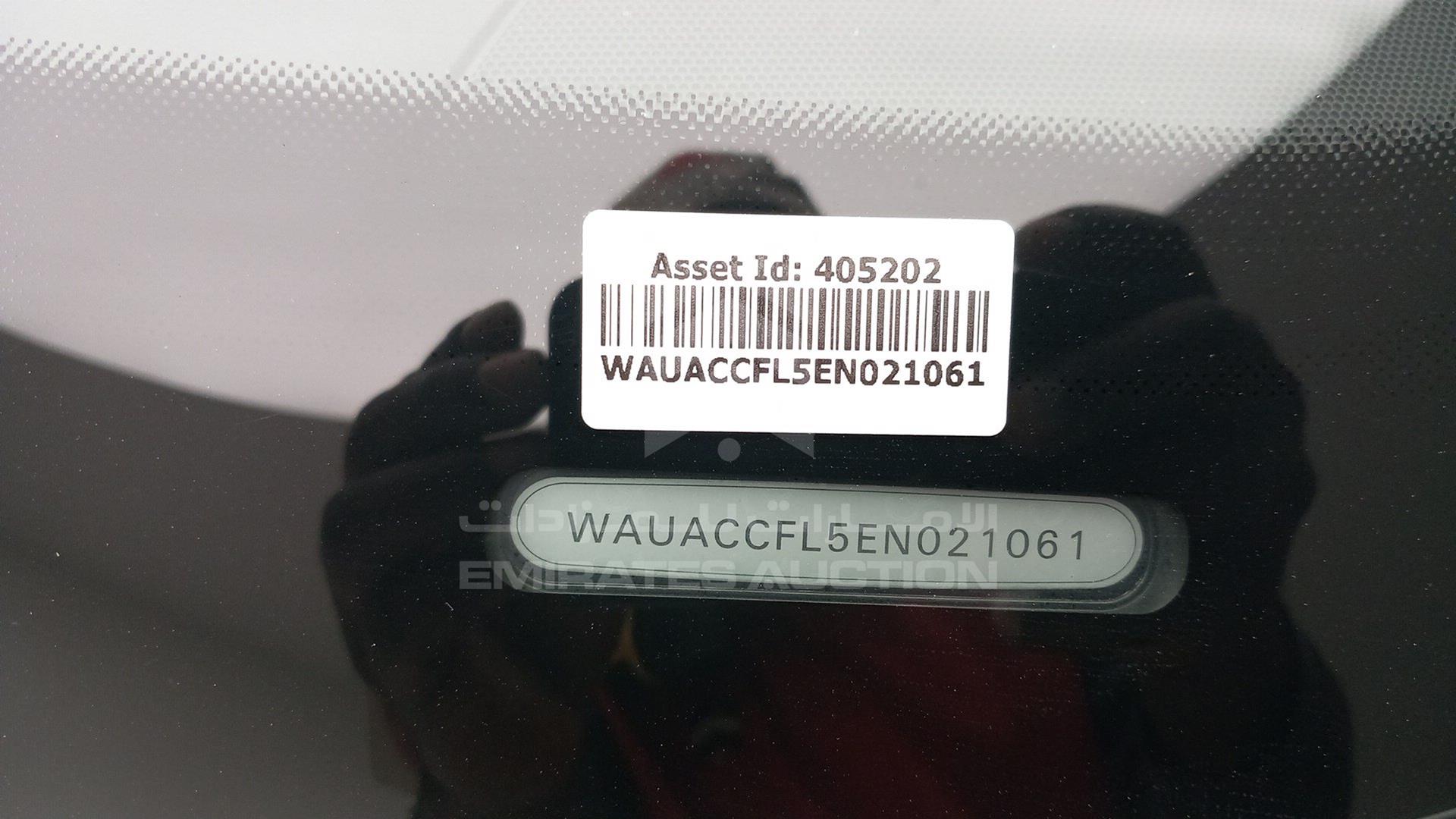 2014 AUDI A4 VIN: WAUACCFL5EN021061