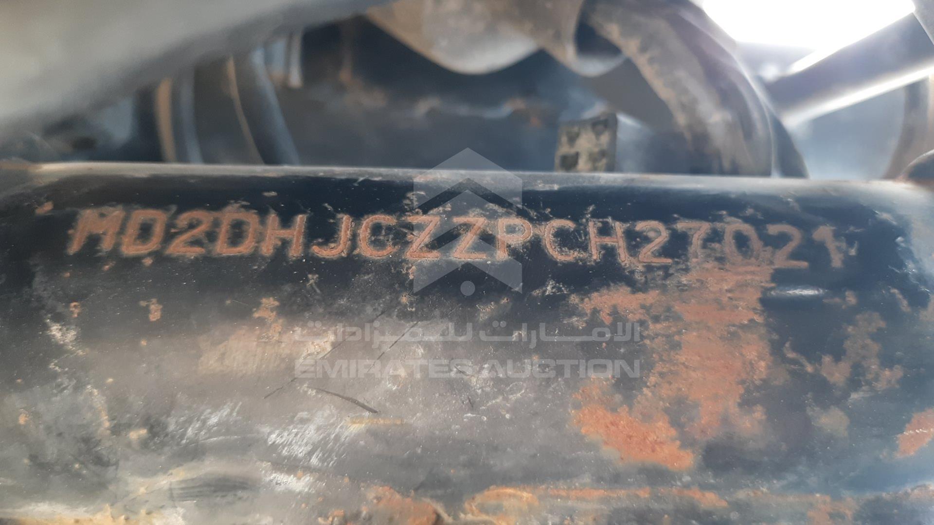 2008 BAJAJ 200 CC VIN: MD2DHJCZZPCH27021