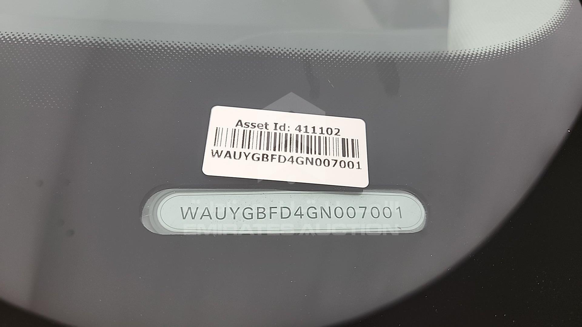 2016 AUDI A8 VIN: WAUYGBFD4GN007001