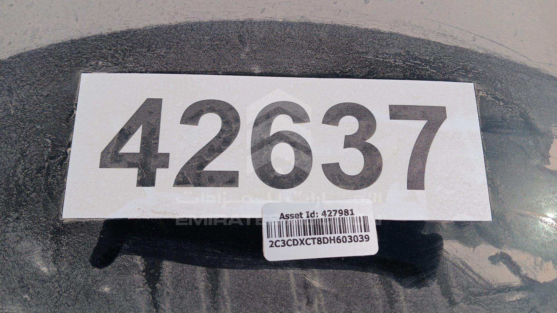 2013 DODGE CHARGER VIN: 2C3CDXCT8DH603039