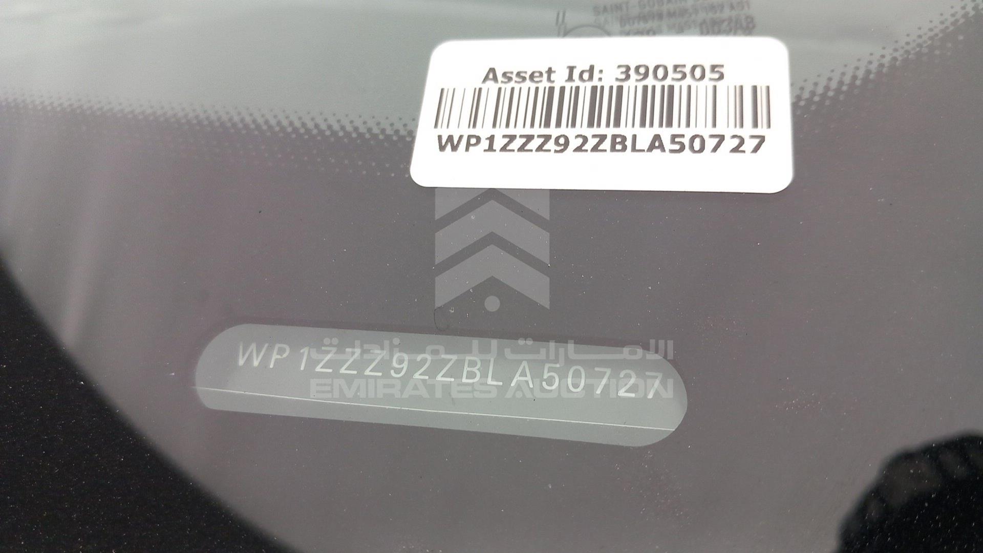 2011 PORSCHE CAYENNE VIN: WP1ZZZ92ZBLA50727