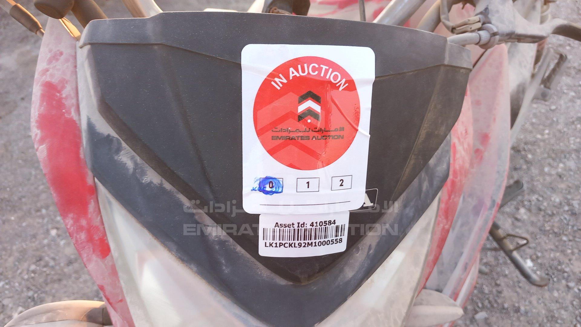 2022 SANYA SY150T VIN: LK1PCKL92M1000558