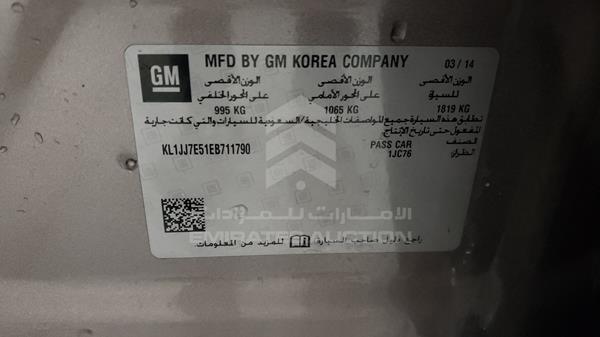Chevrolet TRAX 2014 KL1JJ7E51EB711790 Image 13