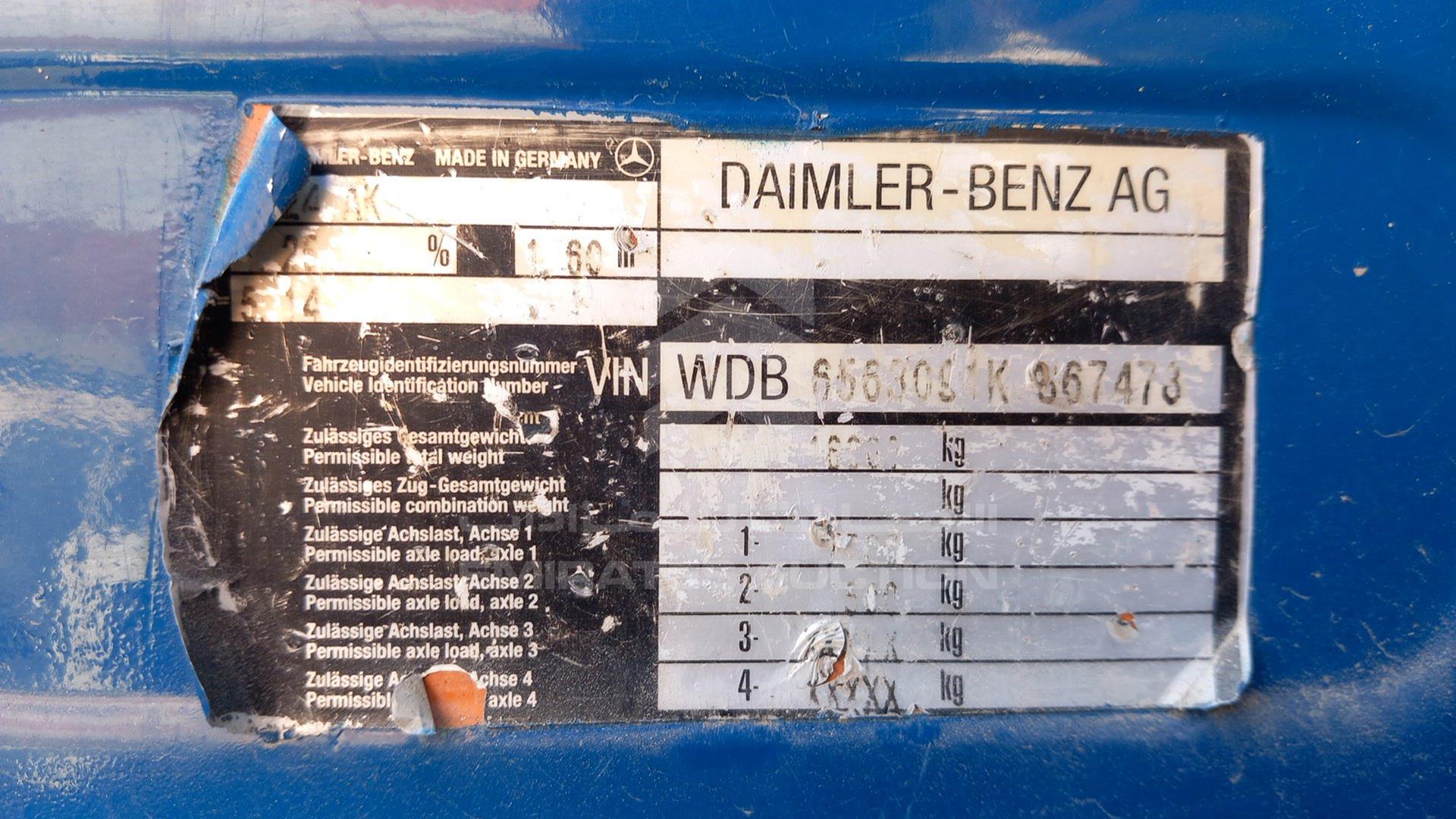 1999 MERCEDES 2024 VIN: WDB6563091K367478