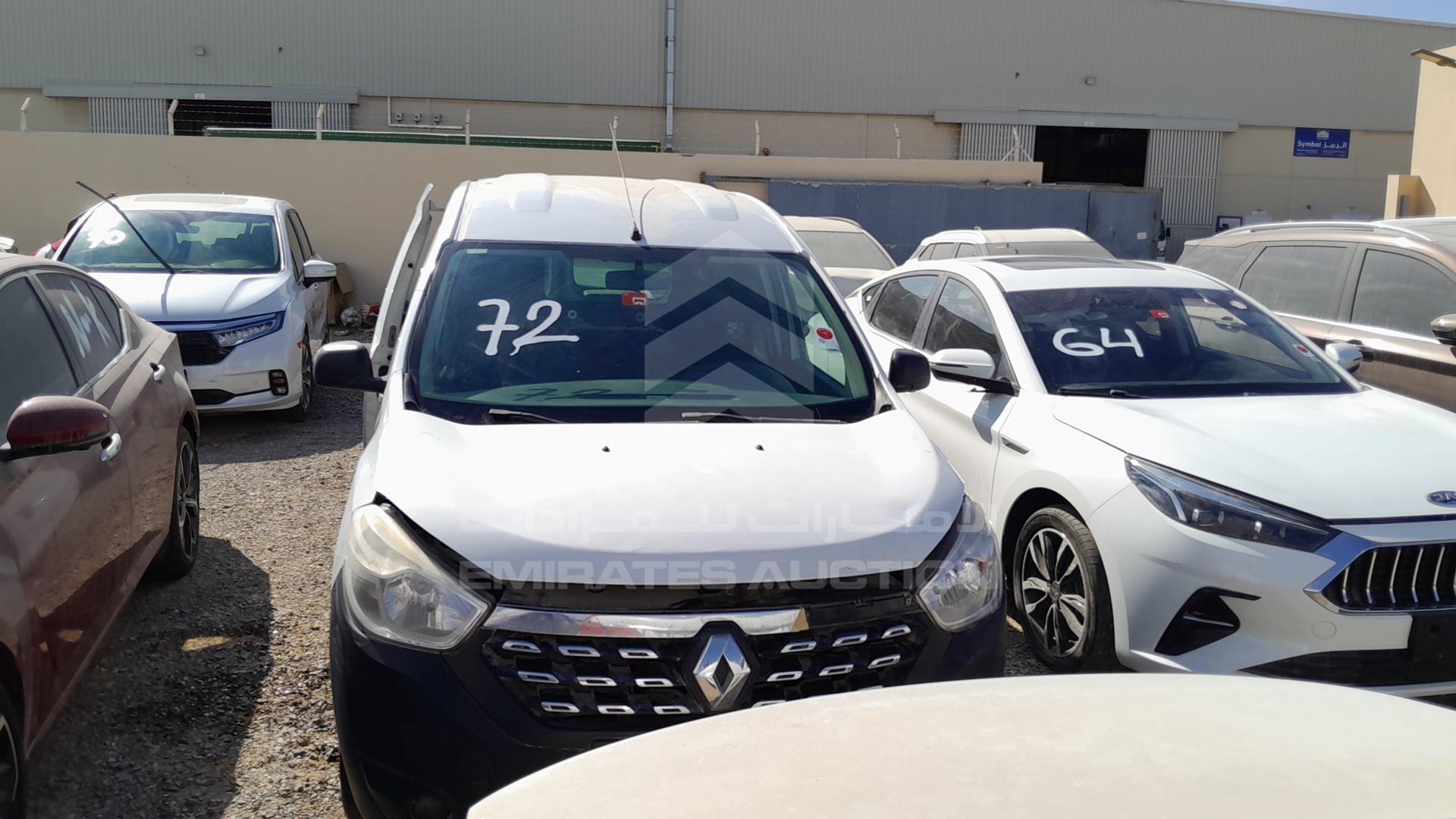 2019 RENAULT DOKKER VIN: VF18SRB42KG465633