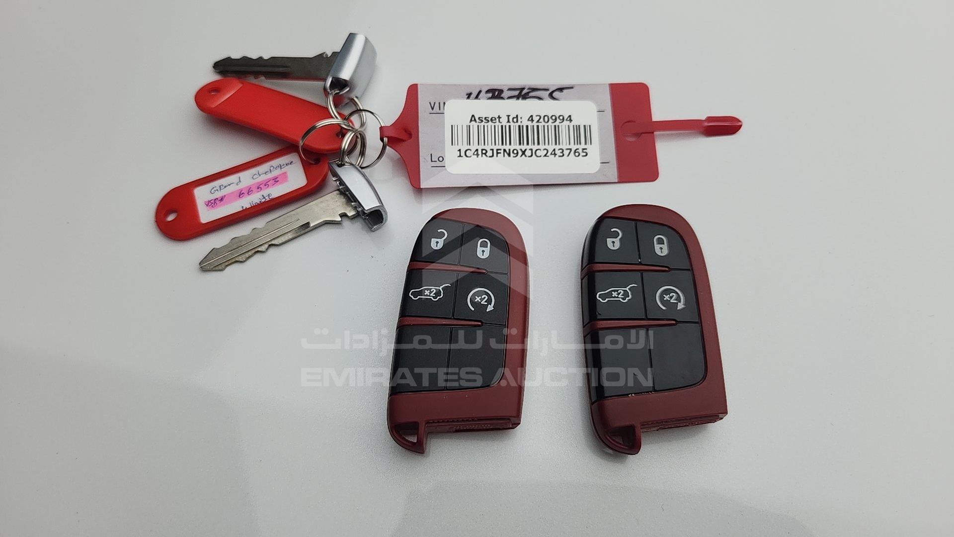 2018 JEEP GRAND CHEROKEE SRT-8 VIN: 1C4RJFN9XJC243765