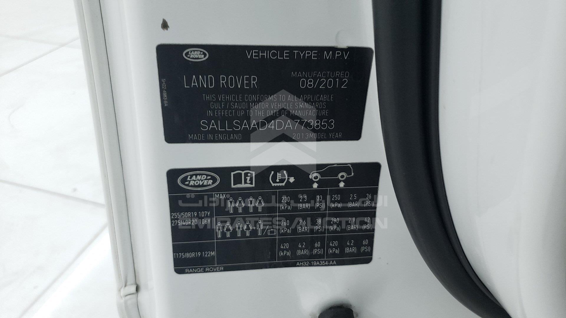 SALLSAAD4DA773853 - 2013 Range Rover Sport - #356205