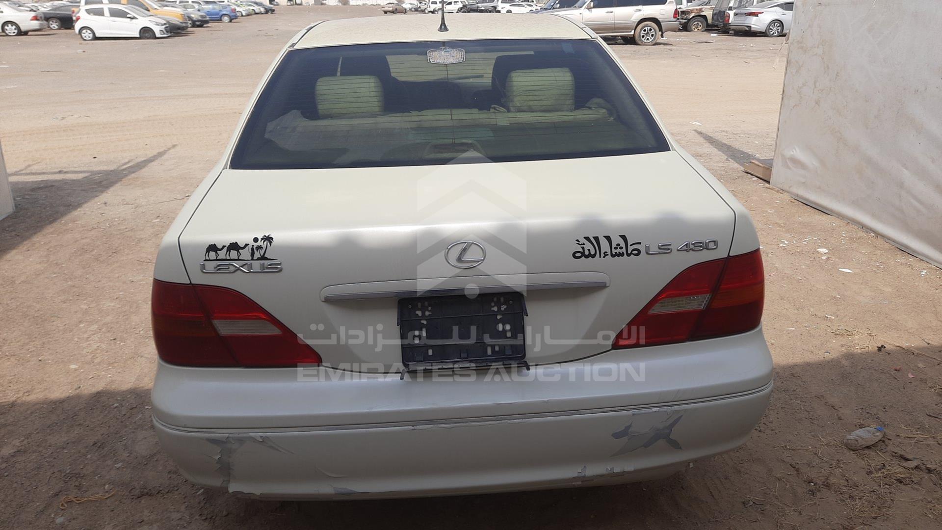 2001 LEXUS LS 430 VIN: JTHBN30F310037382