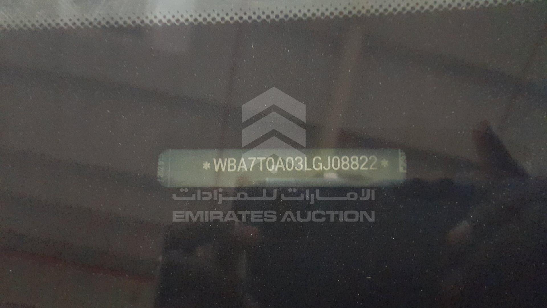 2020 BMW 730 LI VIN: WBA7T0A03LGJ08822