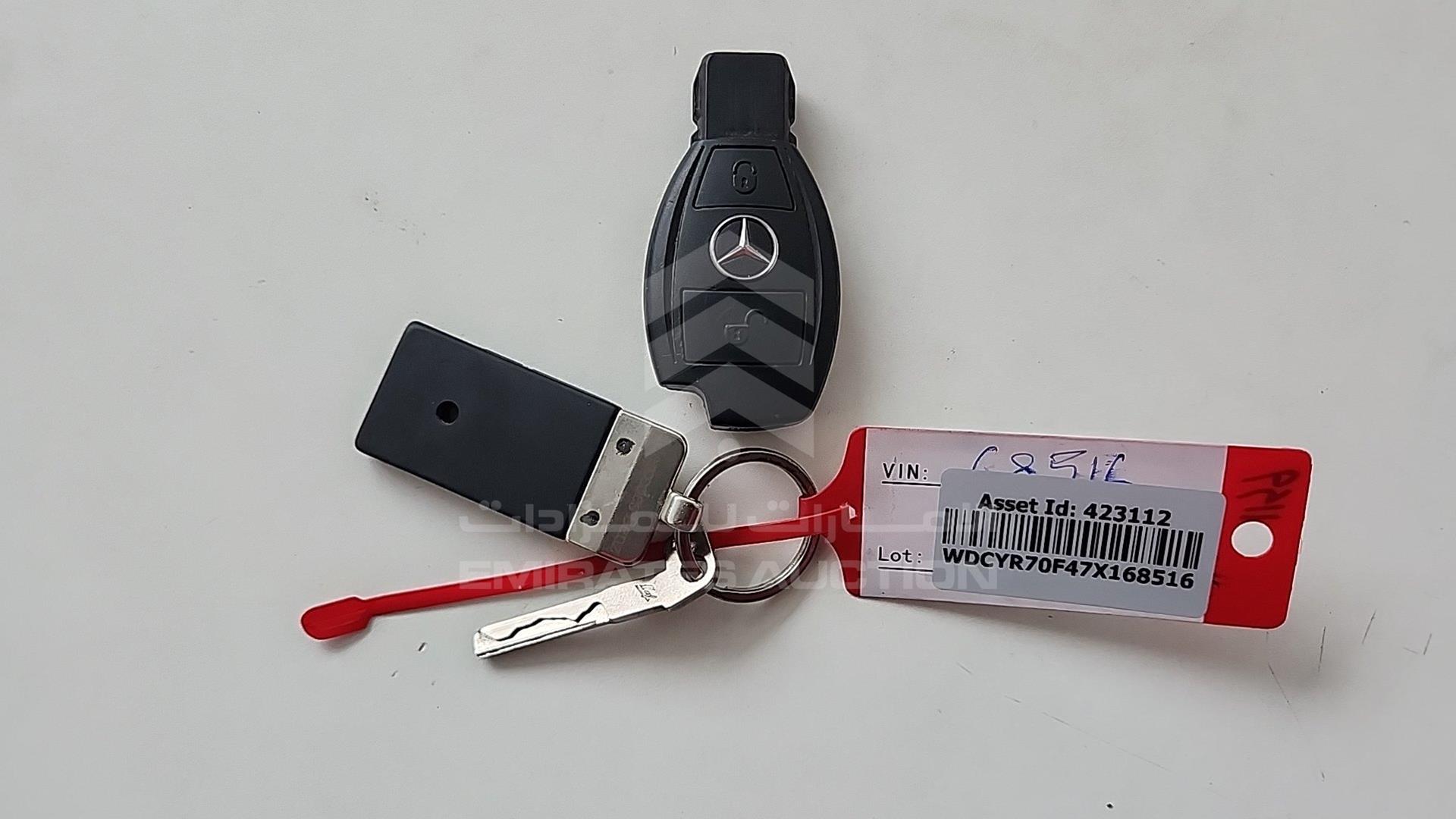 2007 MERCEDES G 55 VIN: WDCYR70F47X168516