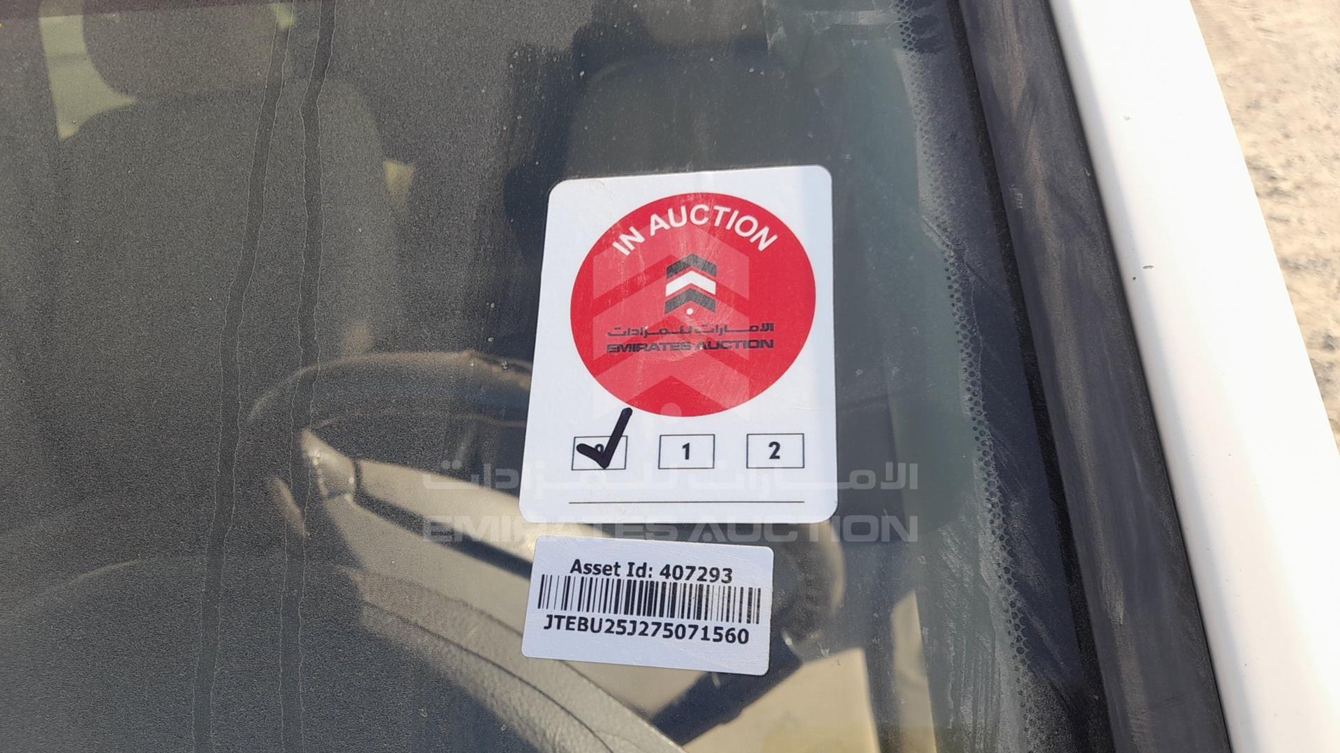 2007 TOYOTA PRADO VIN: JTEBU25J275071560