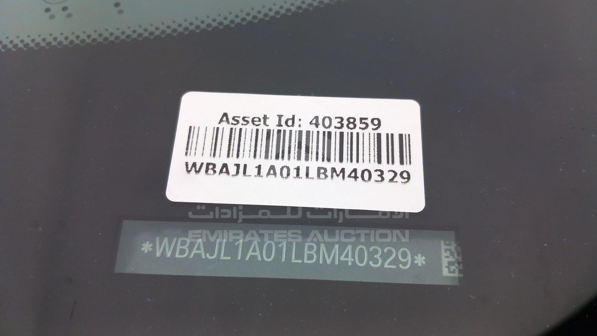 2020 BMW 520 VIN: WBAJL1A01LBM40329