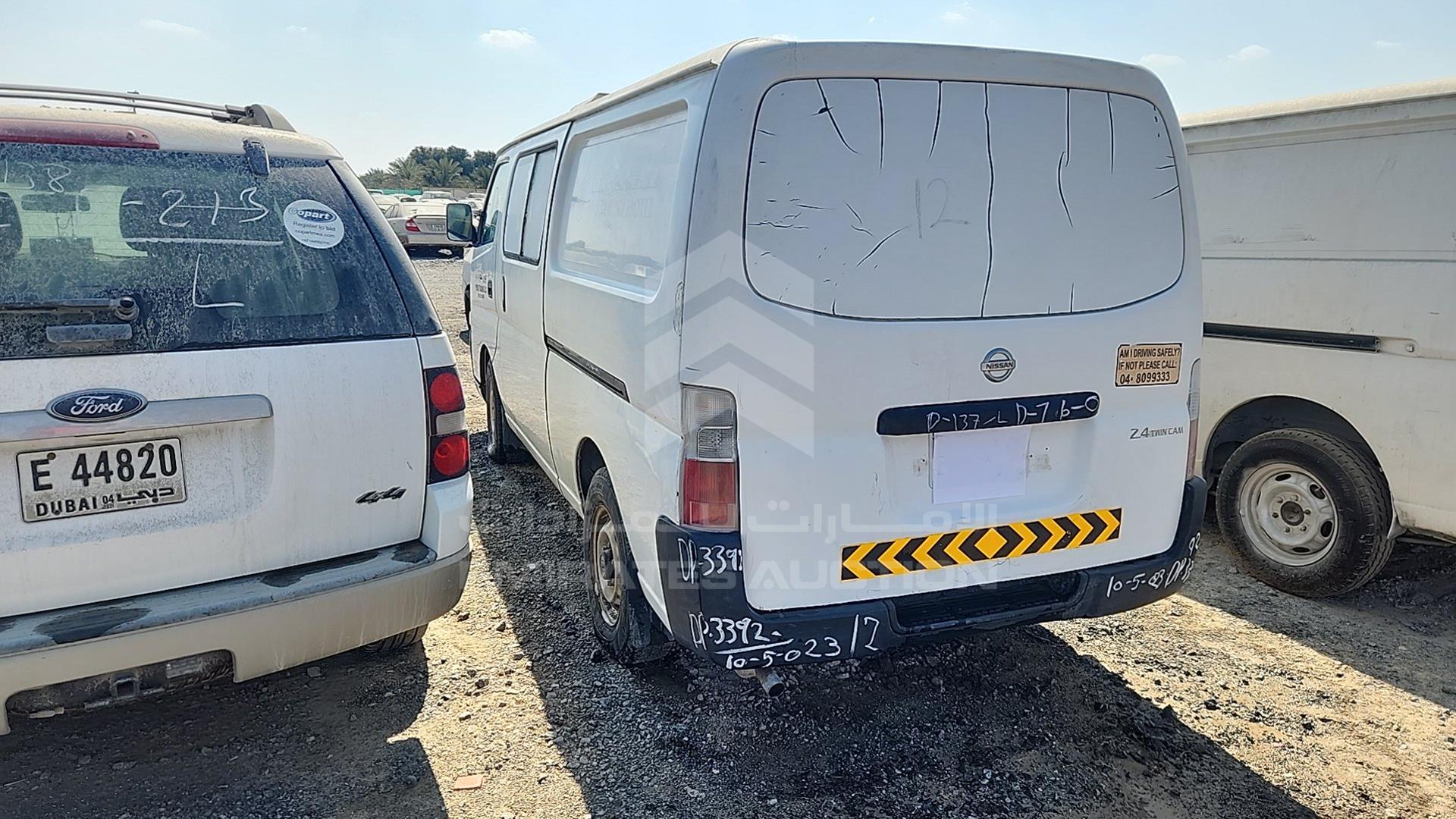 2006 NISSAN URVAN VIN: JN6FE52S26X408682