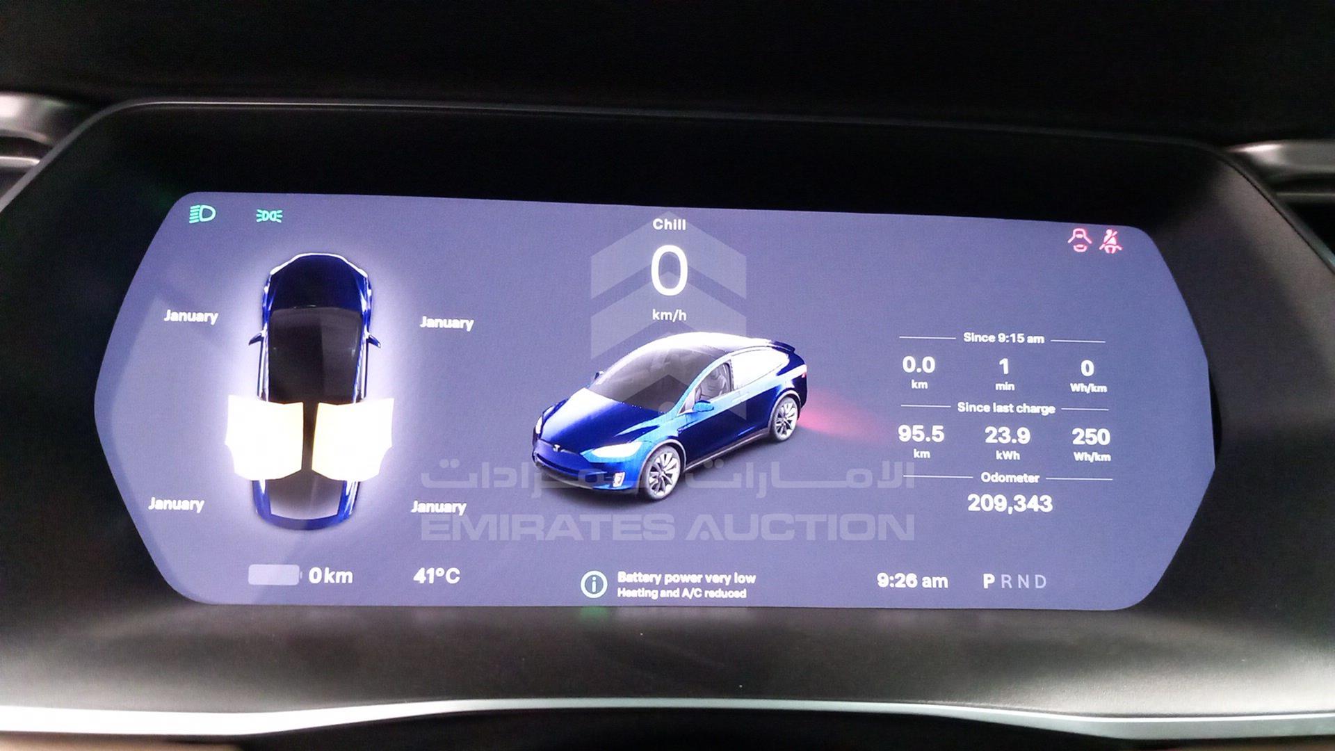 2017 TESLA MODEL X VIN: 5YJXCCE2XHF048989