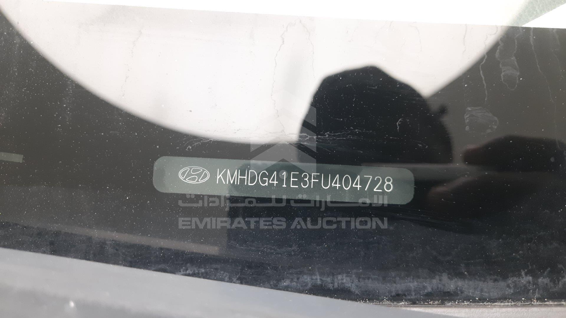 KMHDG41E3FU404728 - 2015 Hyundai Elantra - #461334