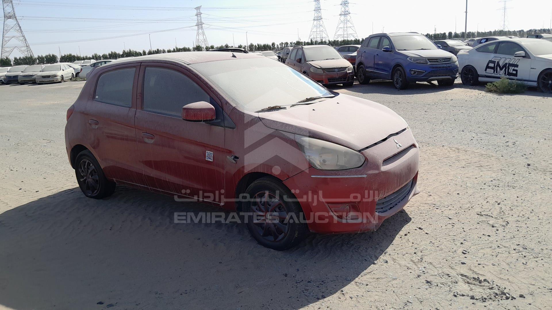 2014 MITSUBISHI MIRAGE VIN: MMBXTA03AEH008821