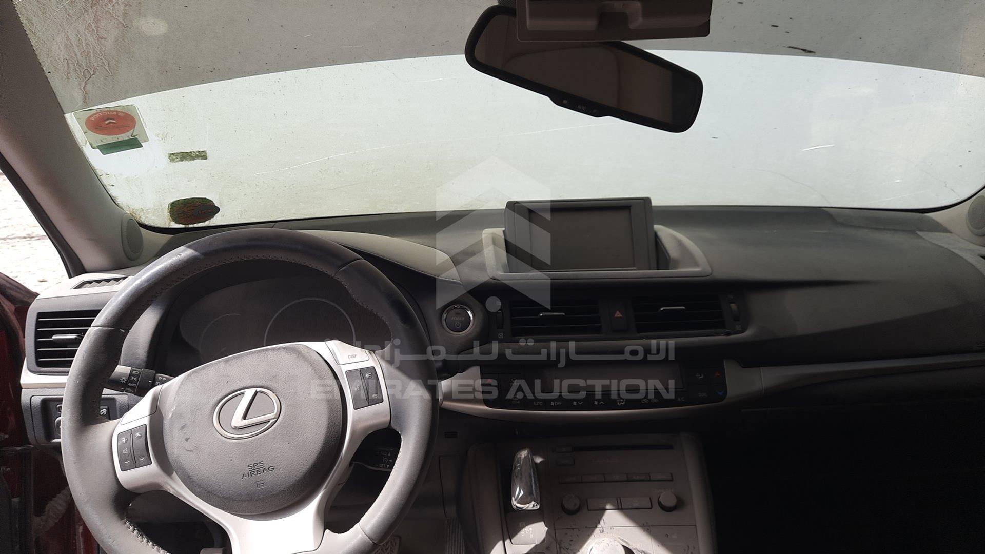 2012 LEXUS CT 200 H VIN: JTHKD5BH8C2089515