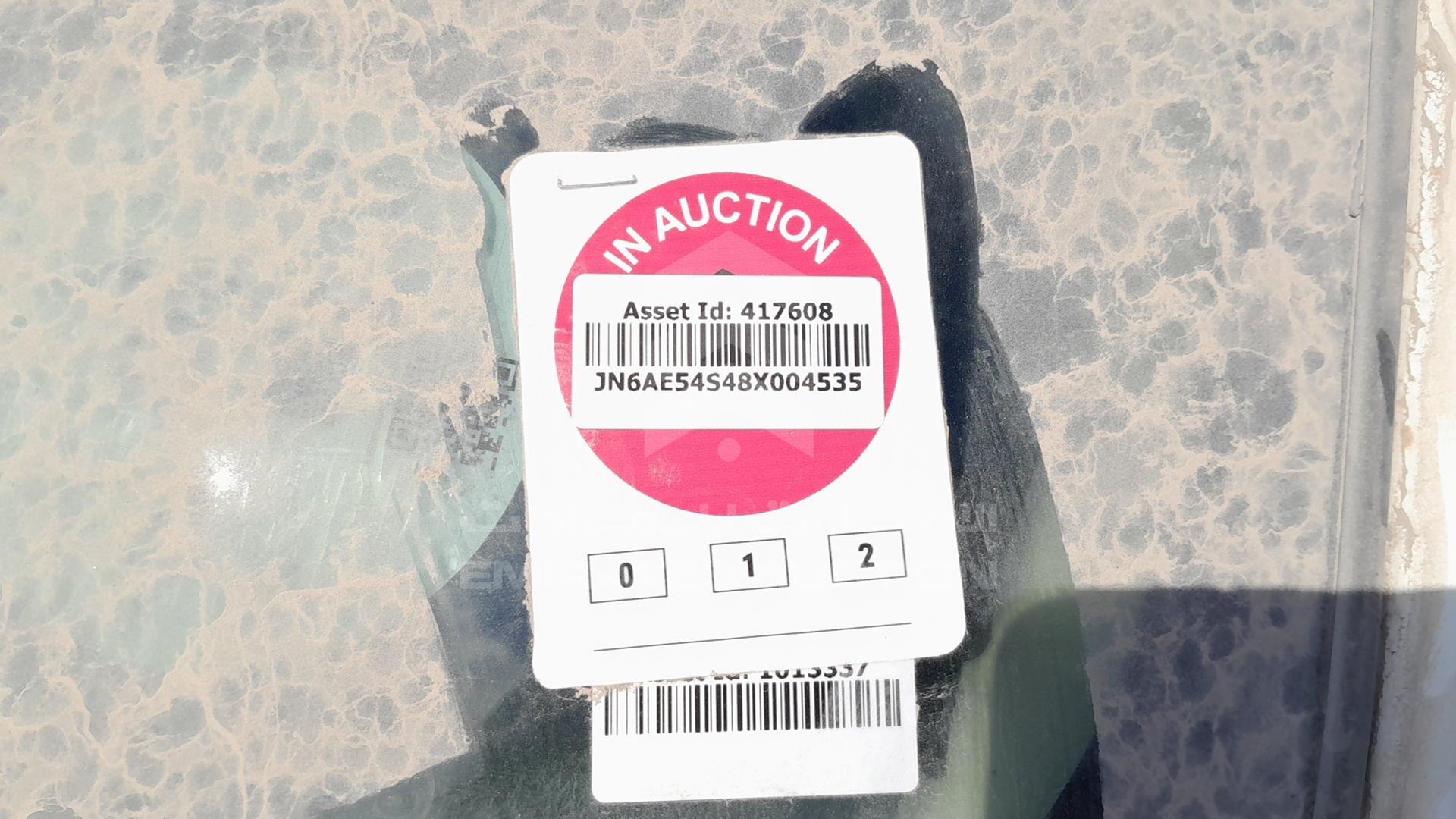 2008 NISSAN URVAN VIN: JN6AE54S48X004535