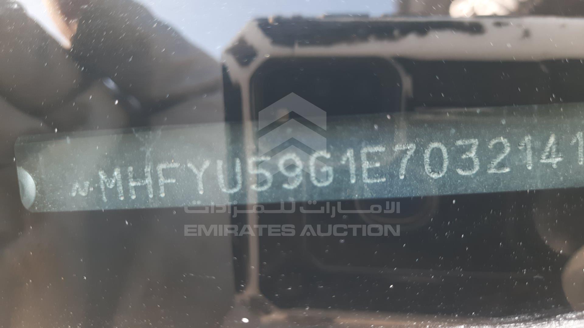 2014 TOYOTA FORTUNER VIN: MHFYU59G1E7032141