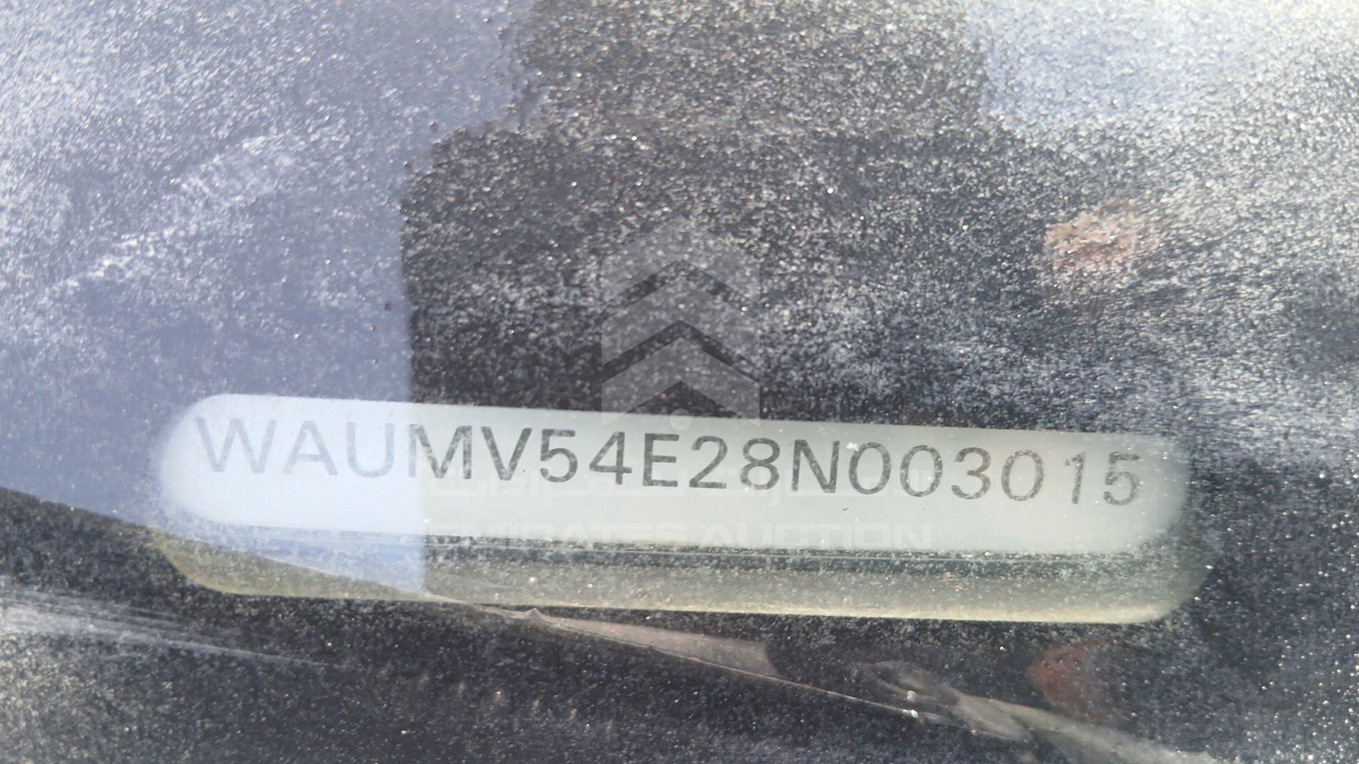 2008 AUDI A8 L VIN: WAUMV54E28N003015