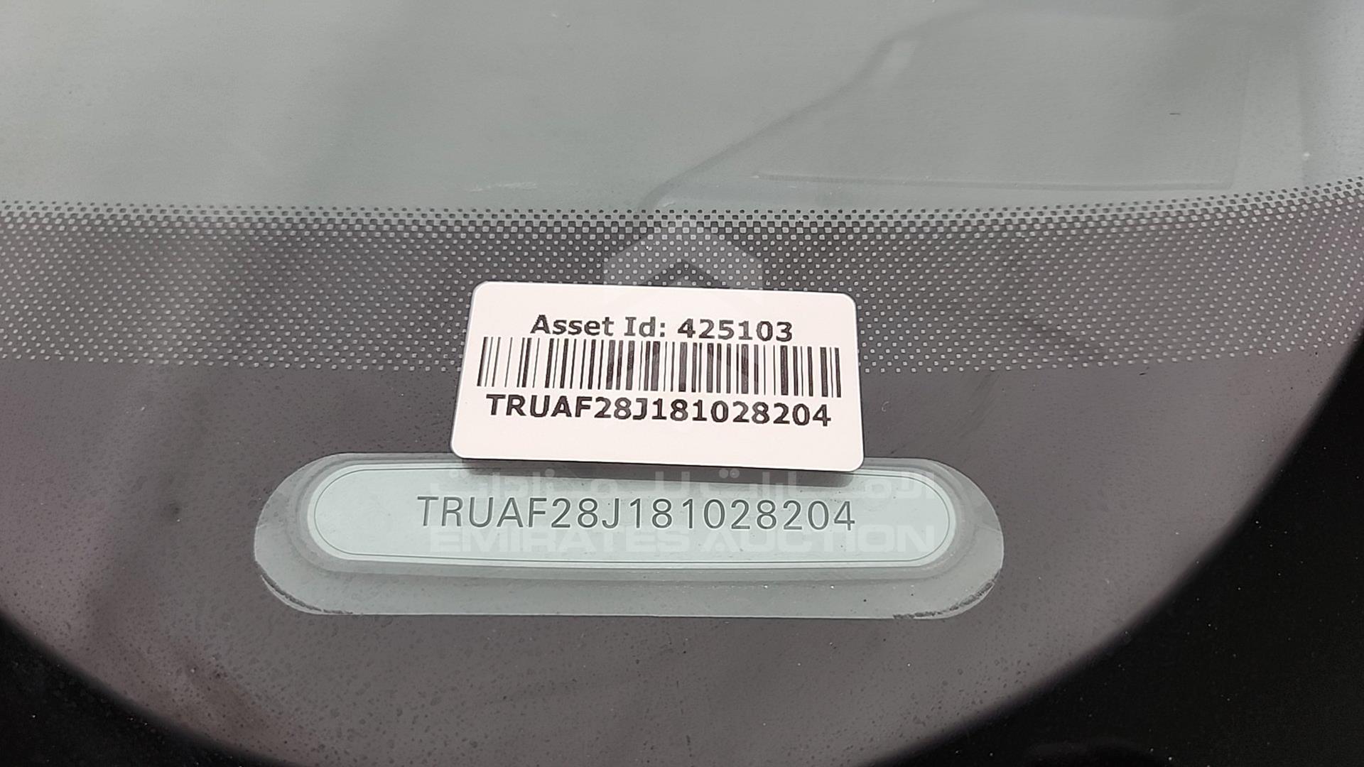 2008 AUDI TT VIN: TRUAF28J181028204