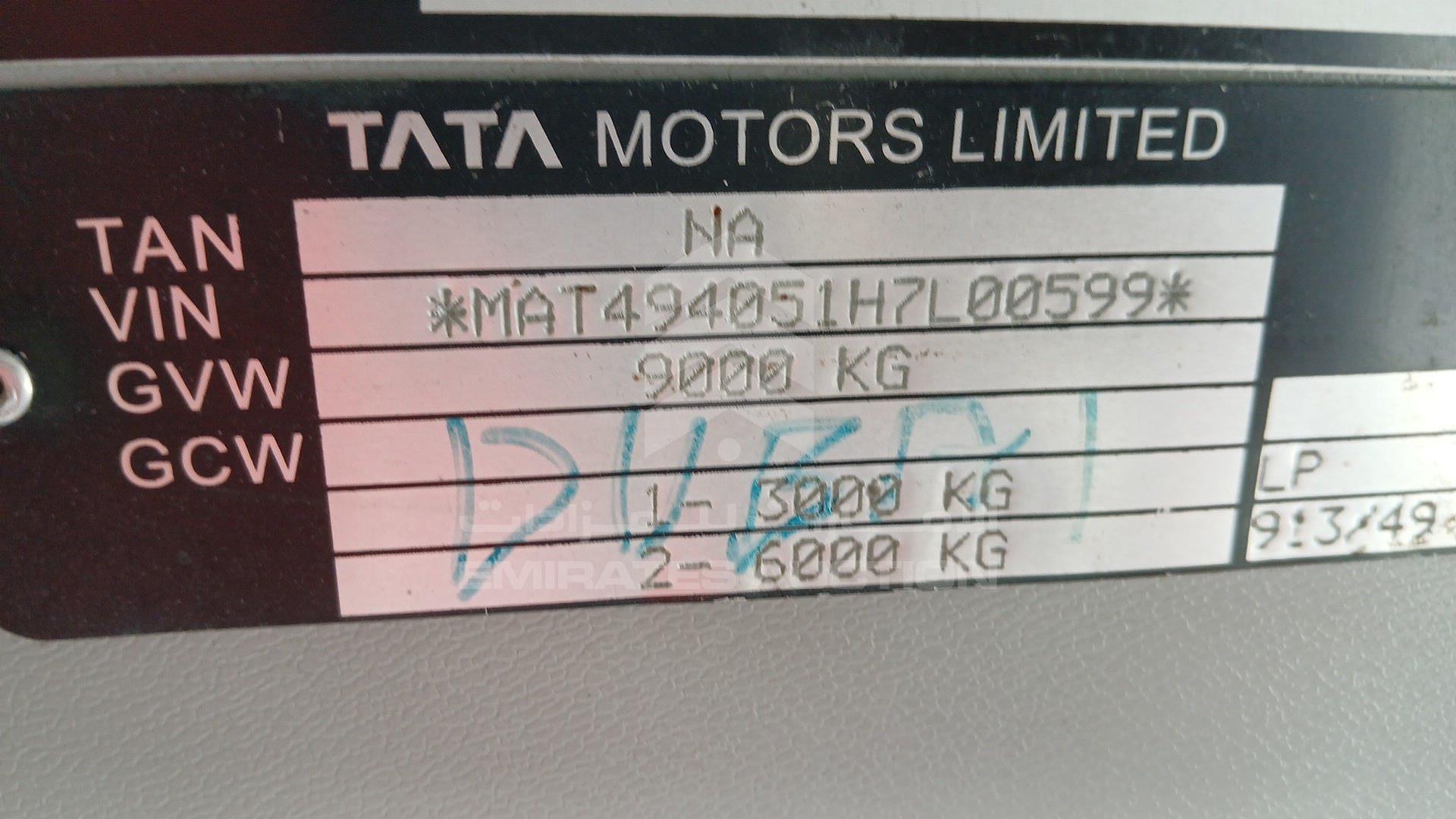 2017 TATA LP913 VIN: MAT494051H7L00599