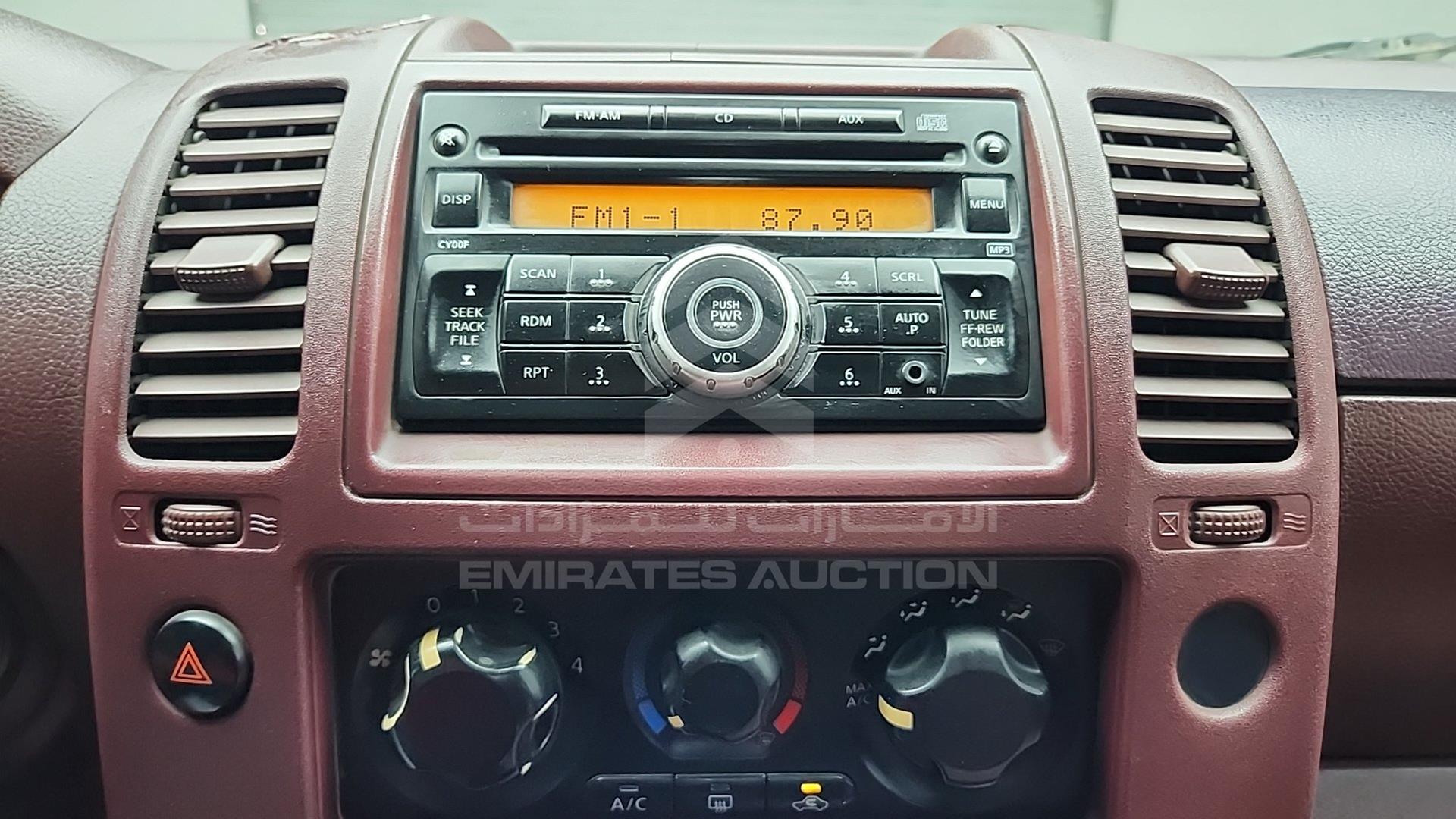 2012 NISSAN NAVARA VIN: MNTCD03YXC6001542