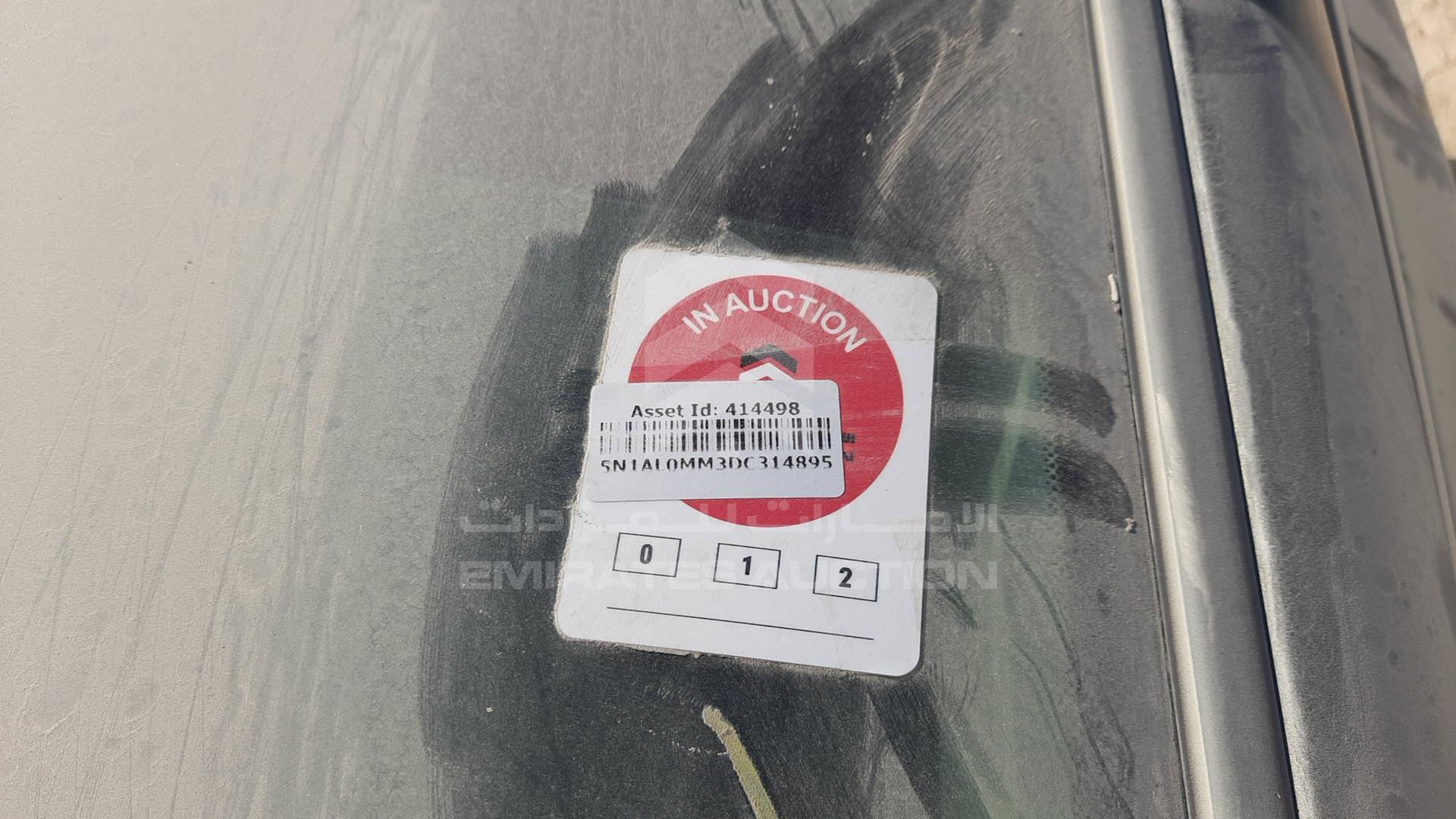 2013 INFINITI GX 35 VIN: 5N1AL0MM3DC314895