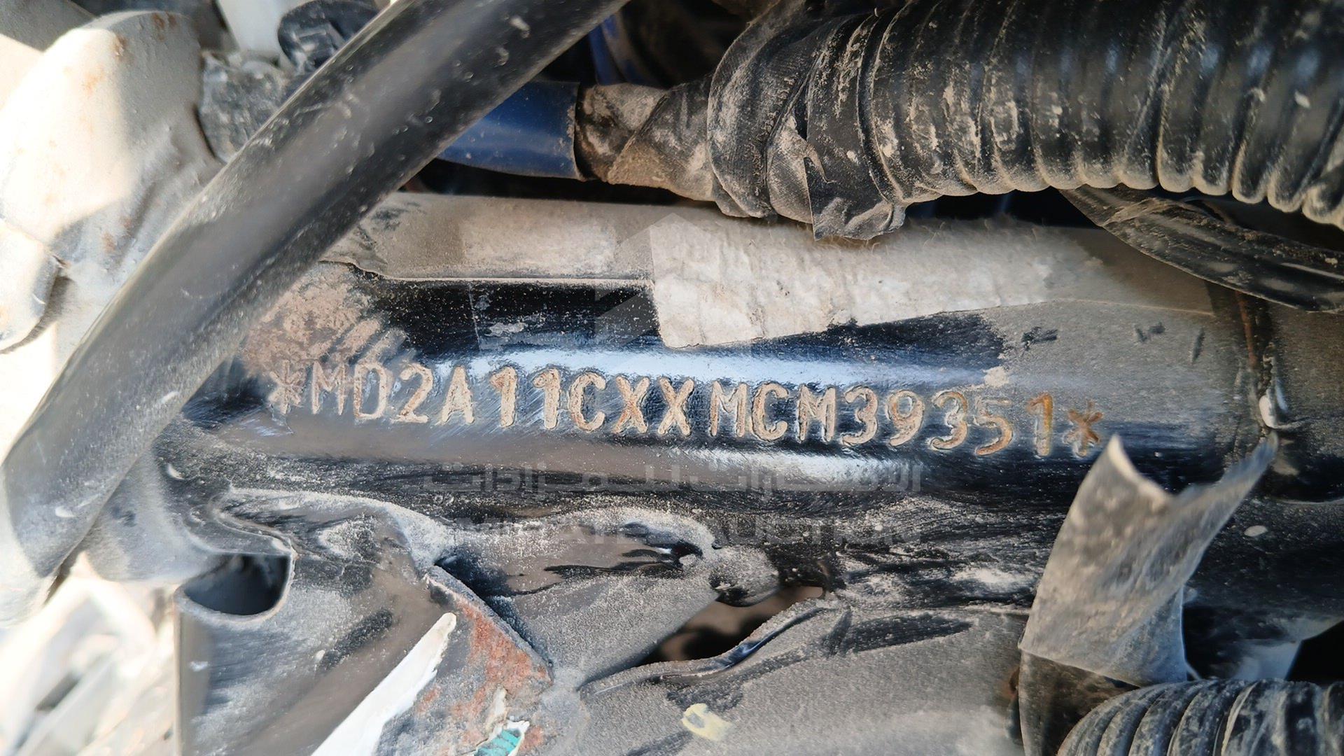 2021 BAJAJ PULSAR 150 VIN: MD2A11CXXMCM39351