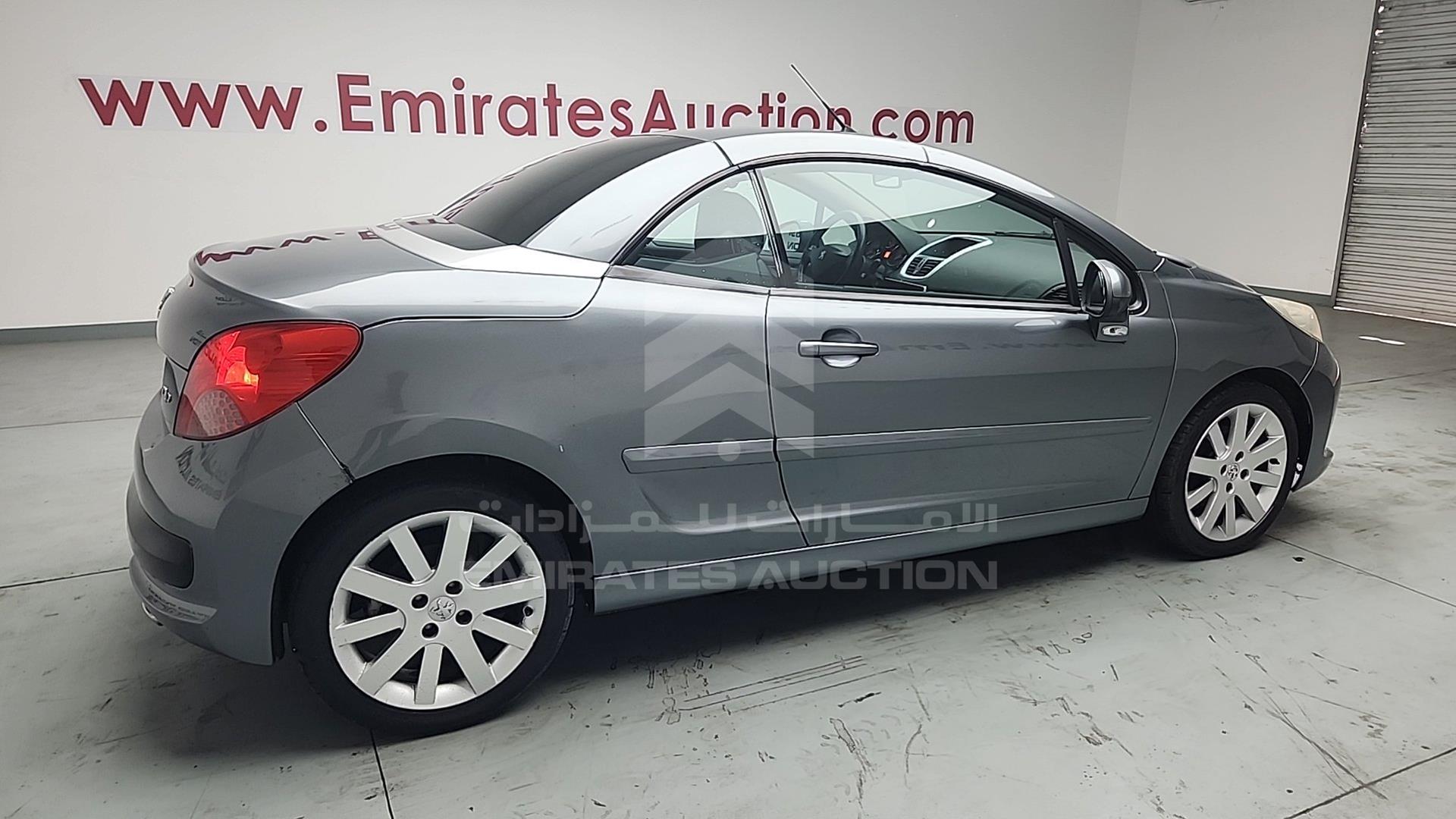 2009 PEUGEOT 207 CC VIN: VF3WB5FWF9E001065