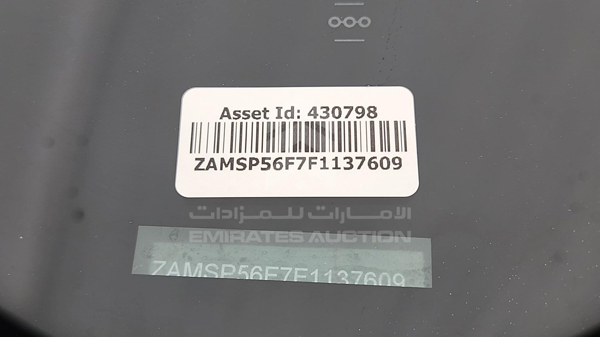 2015 MASERATI QUATTROPORTE VIN: ZAMSP56F7F1137609