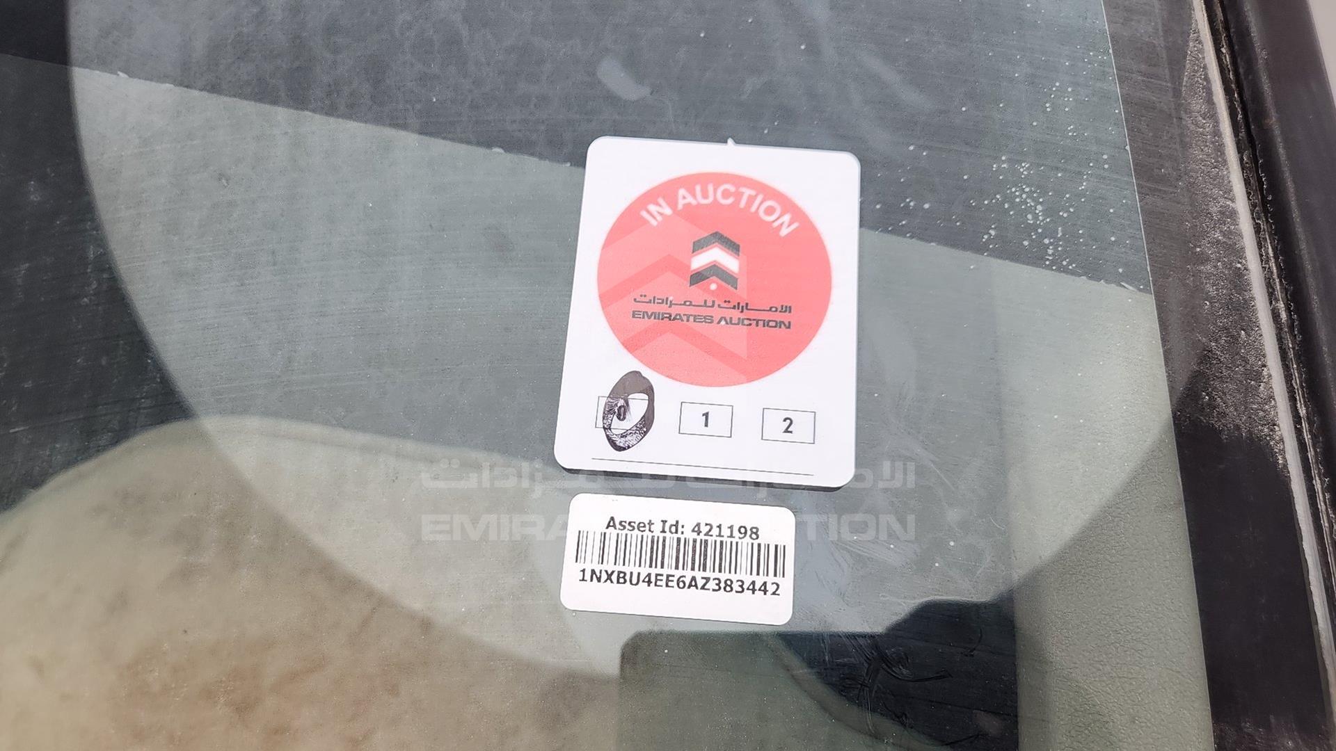 2010 TOYOTA COROLLA VIN: 1NXBU4EE6AZ383442