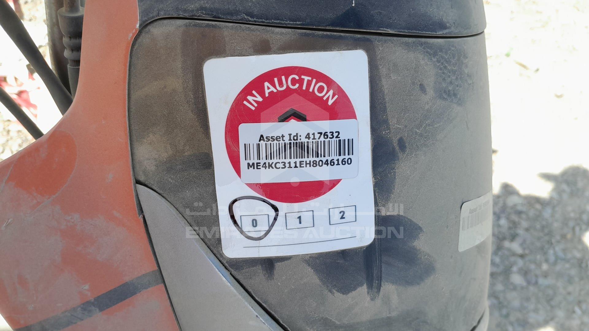 2017 HONDA UNICORN VIN: ME4KC311EH8046160
