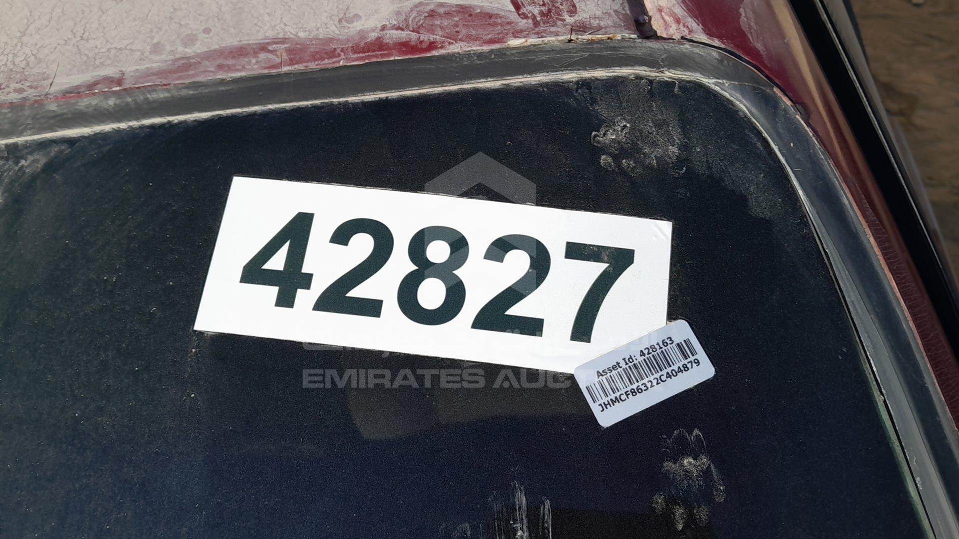 2002 HONDA ACCORD VIN: JHMCF86322C404879