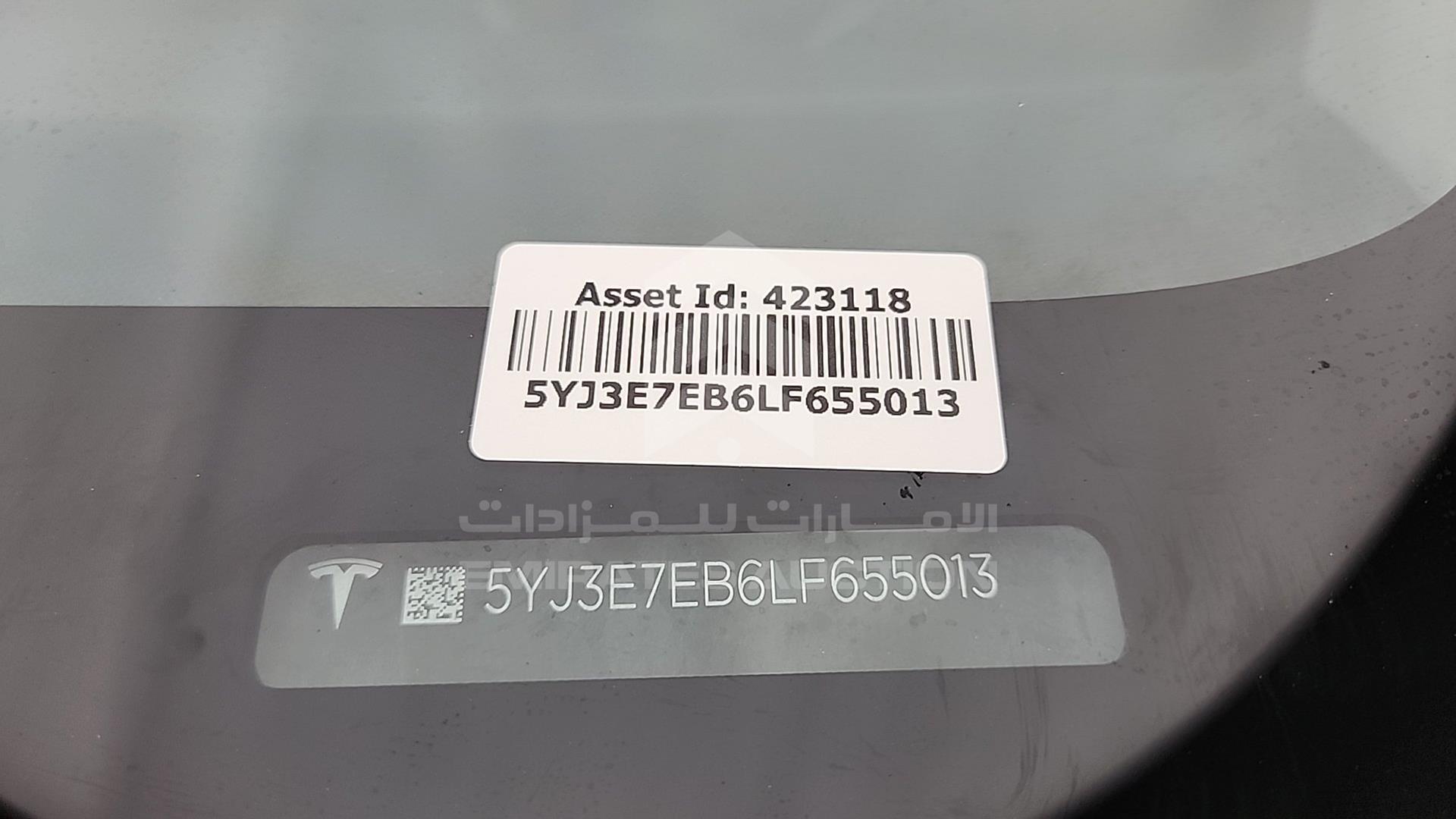 2020 TESLA MODEL 3 VIN: 5YJ3E7EB6LF655013