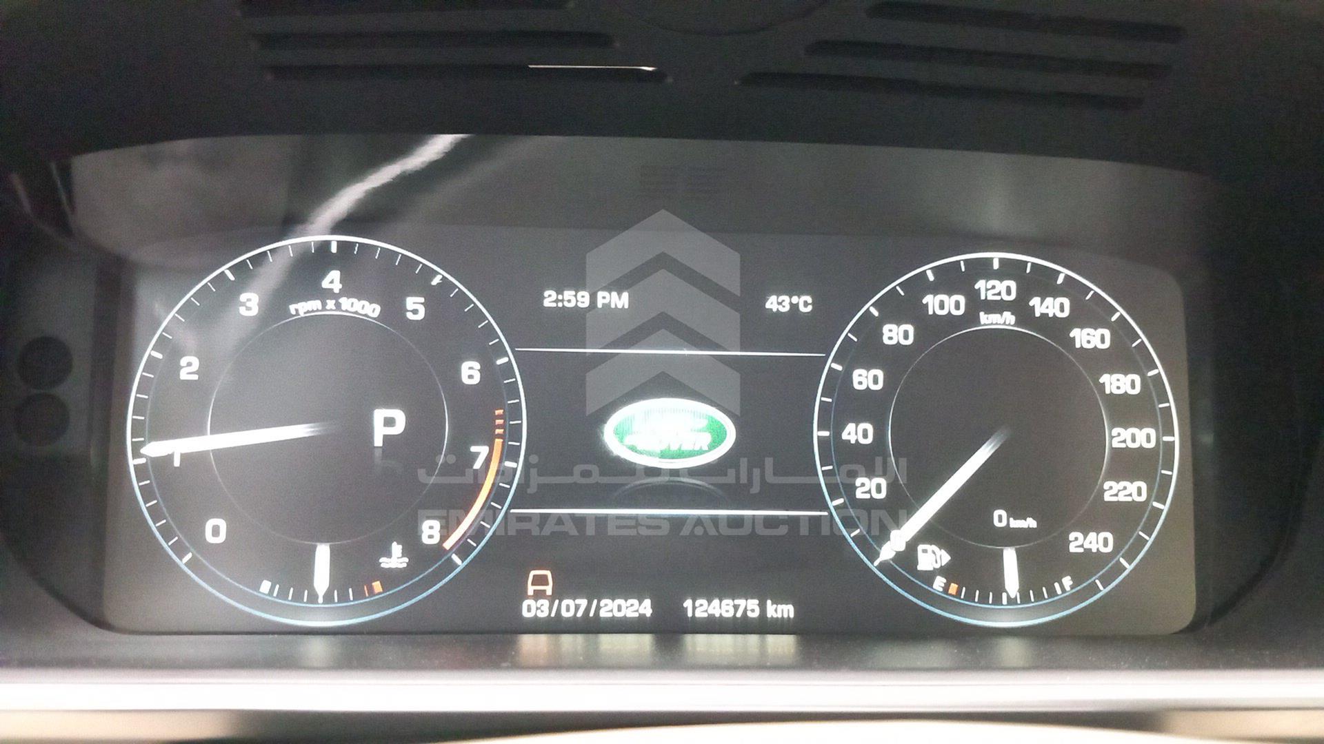 2016 RANGE ROVER HSE VIN: SALGA2DF2GA309276